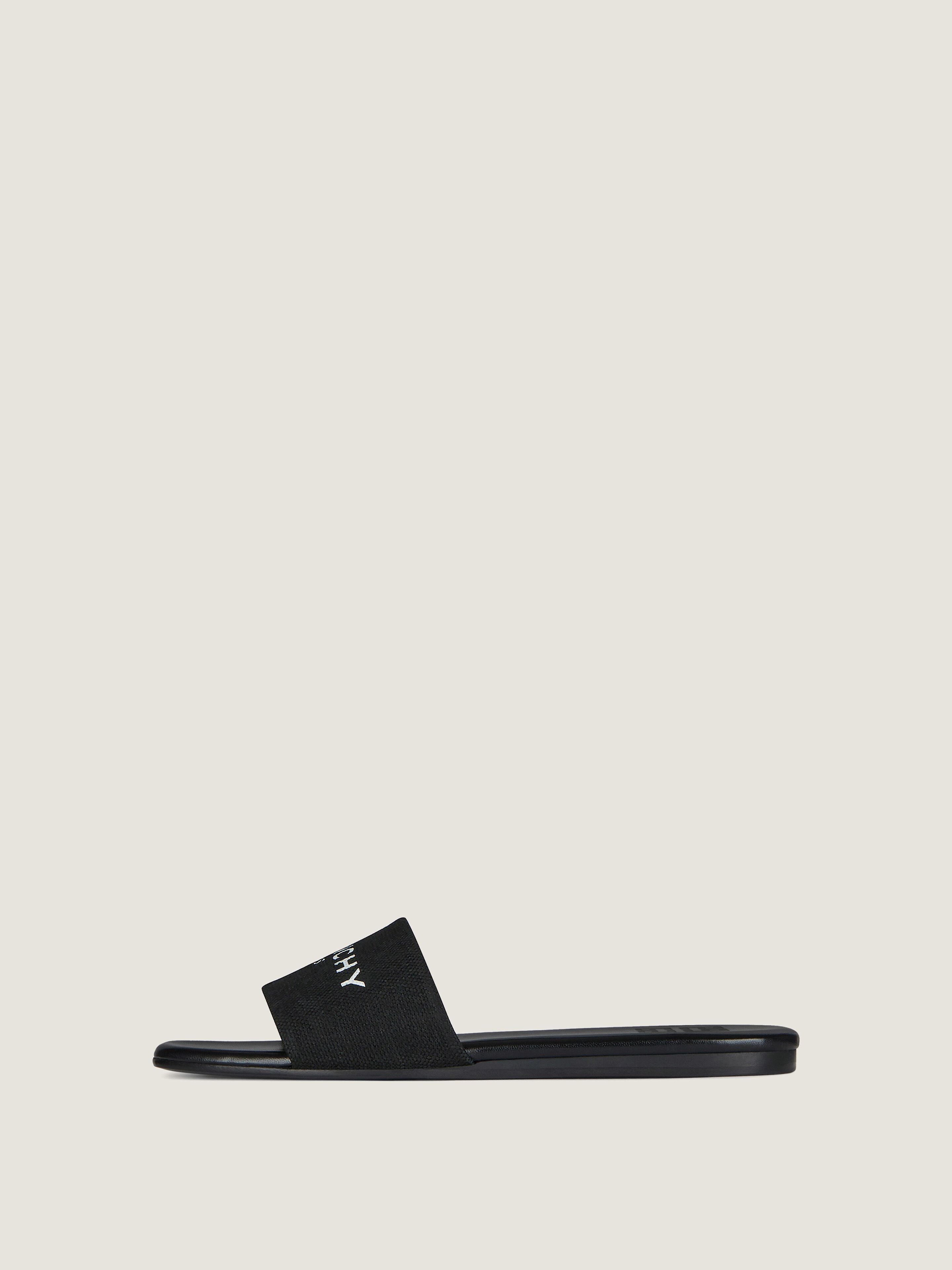 4G flat mules in canvas in - black | Givenchy US
