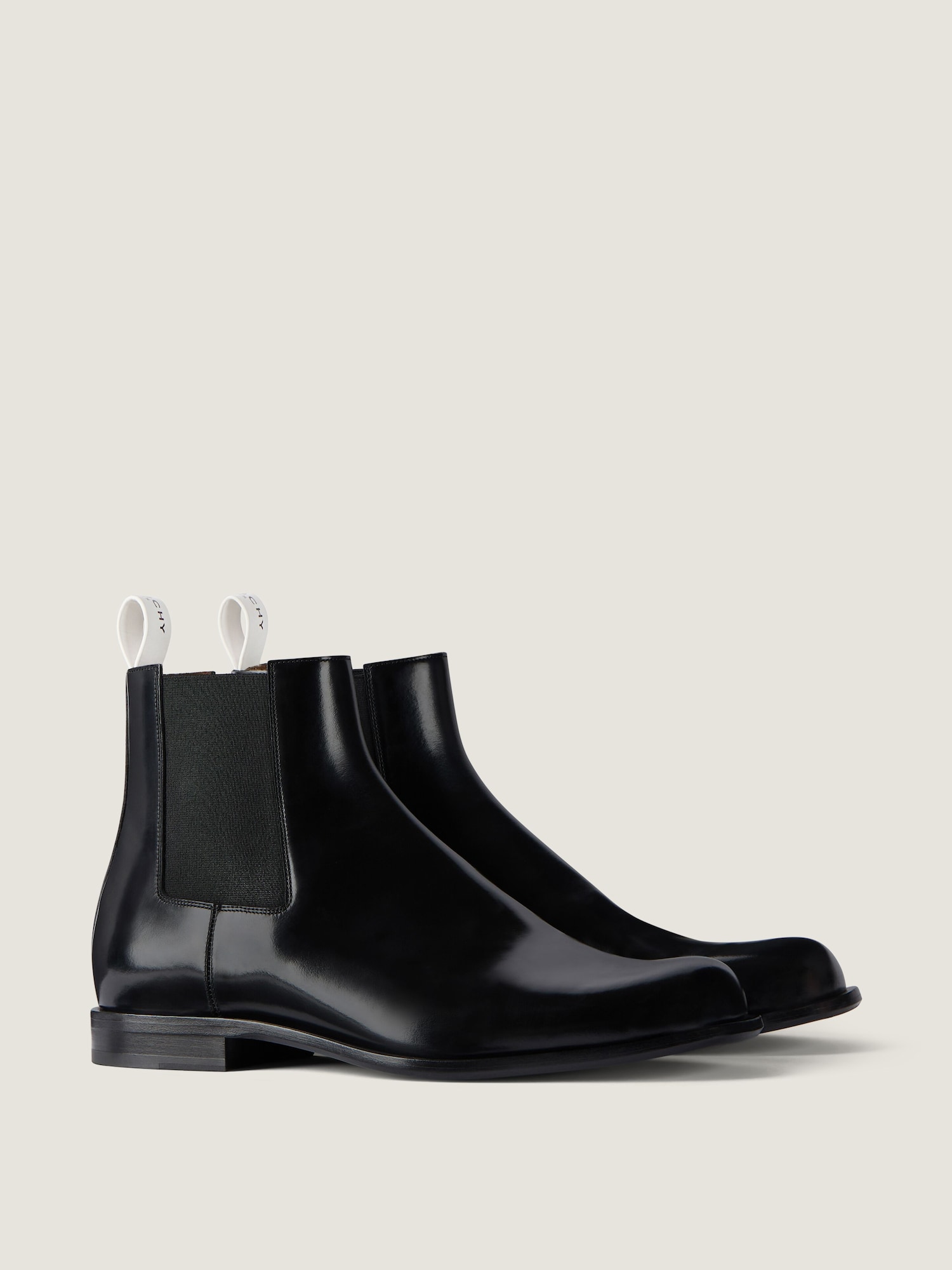 GIVENCHY タックス ブラッシュドレザー チェルシーブーツ