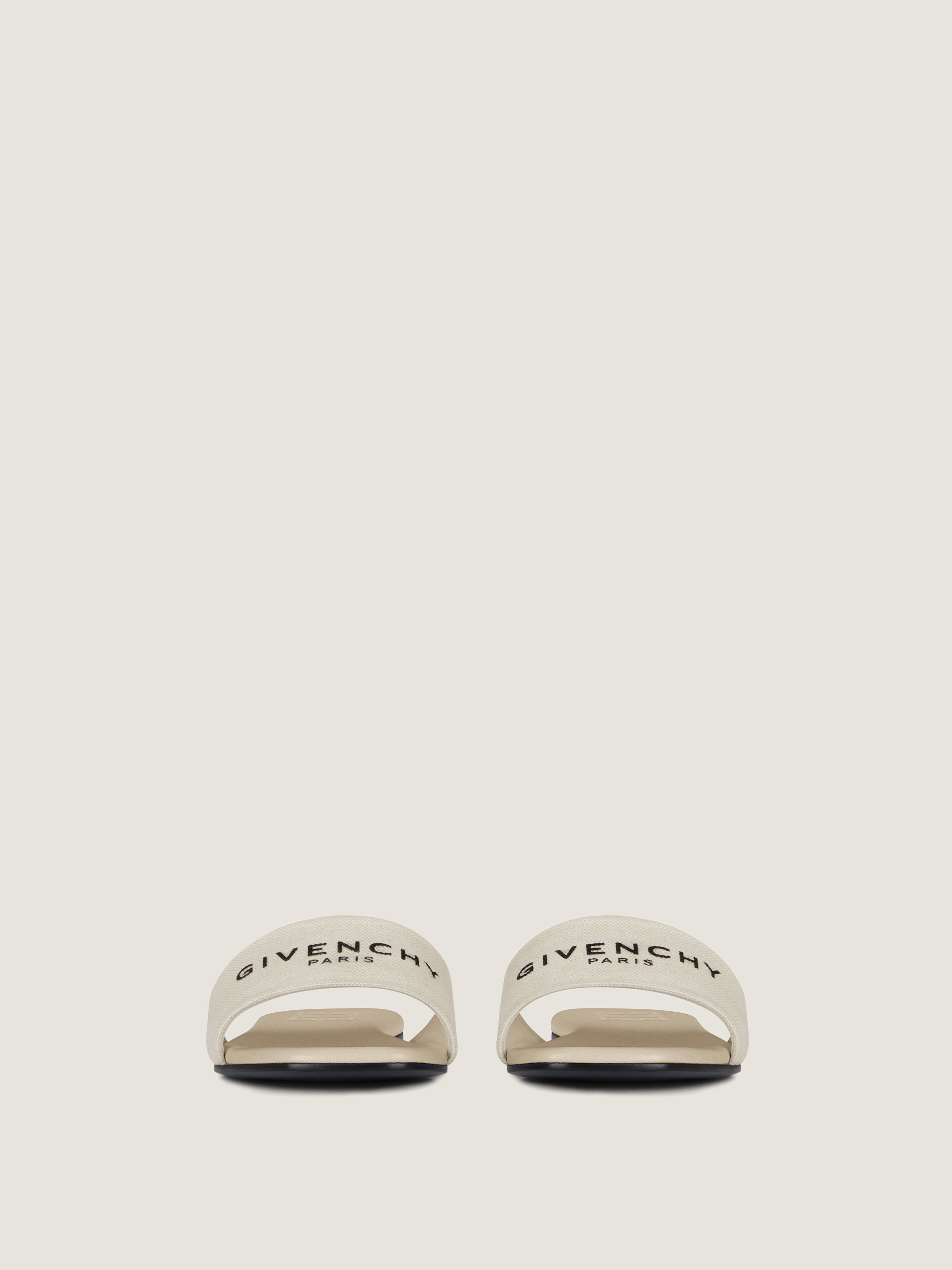 GIVENCHY ◆ 4G キャンバス ミュール G Cube heeled mules in 4G canvas in - black | Givenchy US