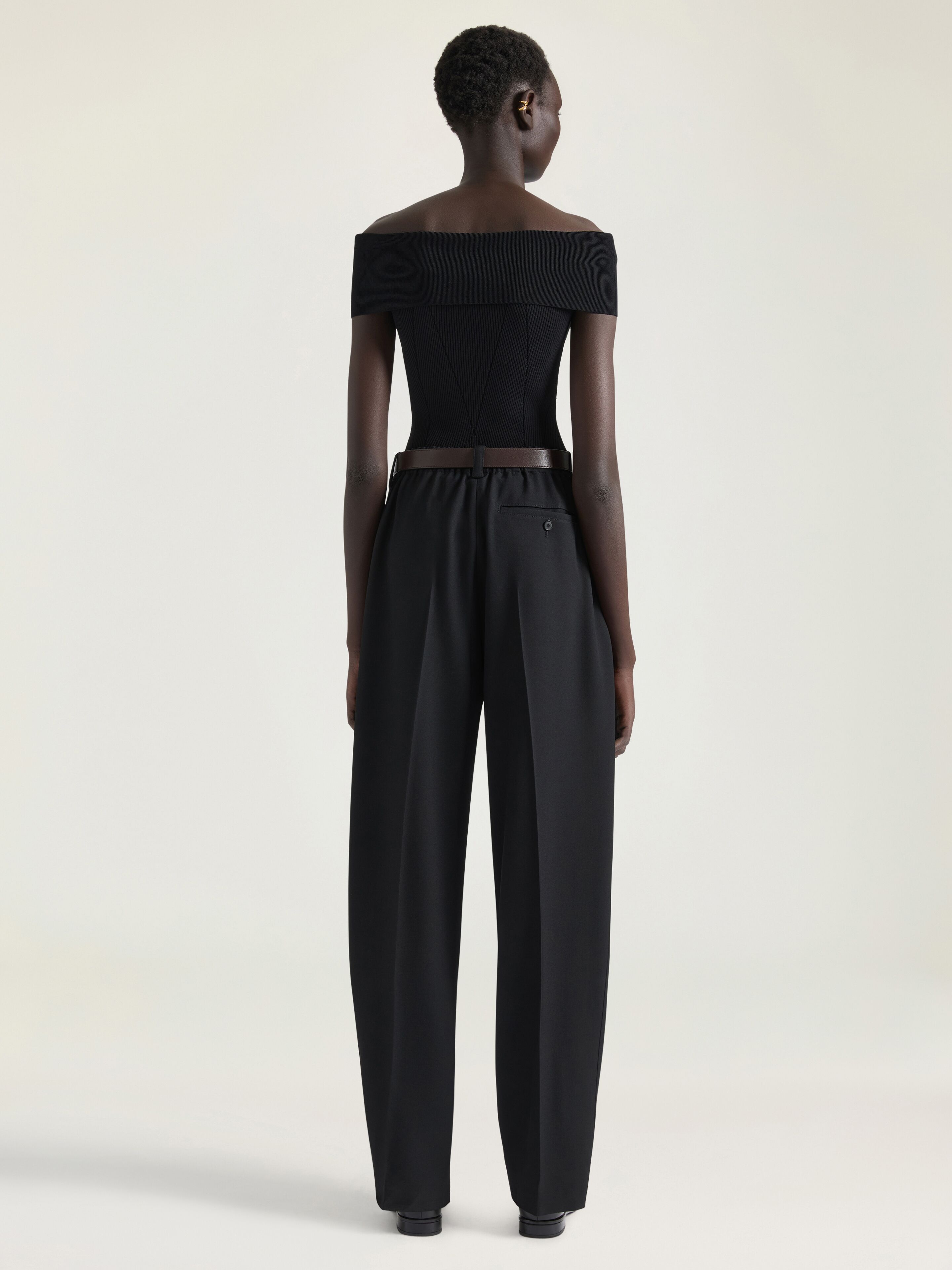 Double pleat pants in wool in - black | Givenchy NL