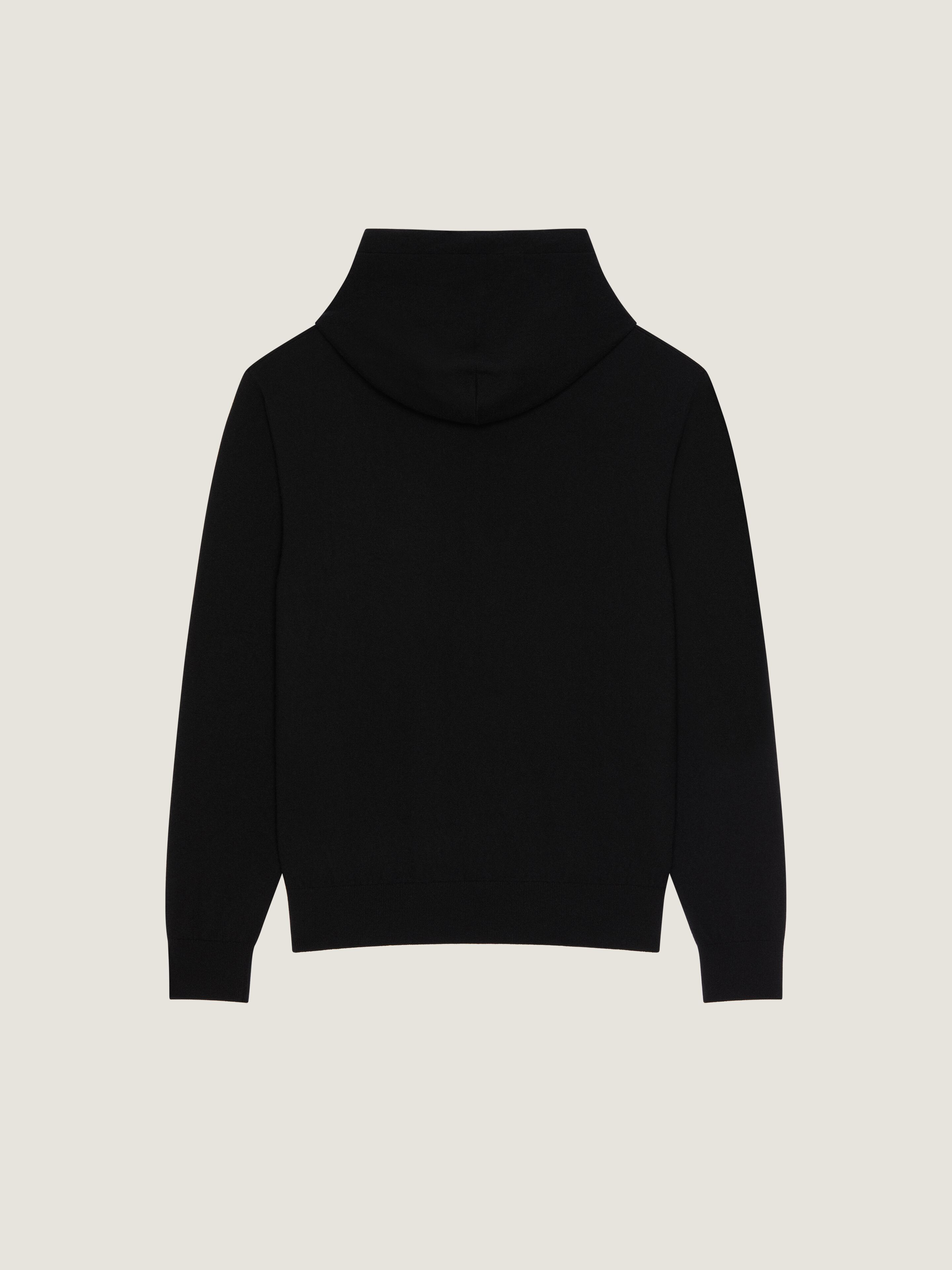 Hoodie in wool and cashmere embroidered GIVENCHY Paris | Givenchy