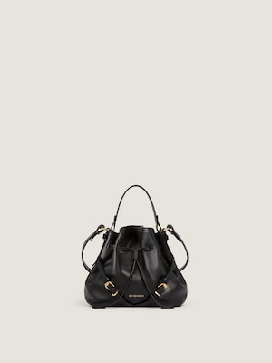Mini Voyou Bucket bag in shiny leather