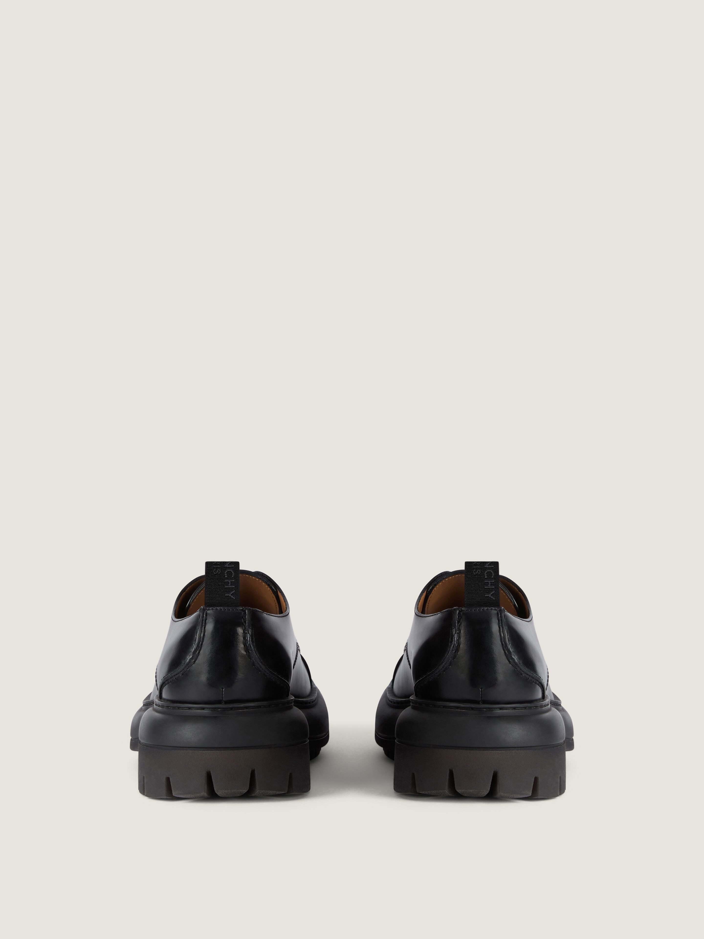 GIVENCHY ジバンシィ レザー ダービーシューズ 厚底 ブラック GIVENCHYカーゴ レザー ダービー - ブラック BH104DH1Y5-001 - ハイ