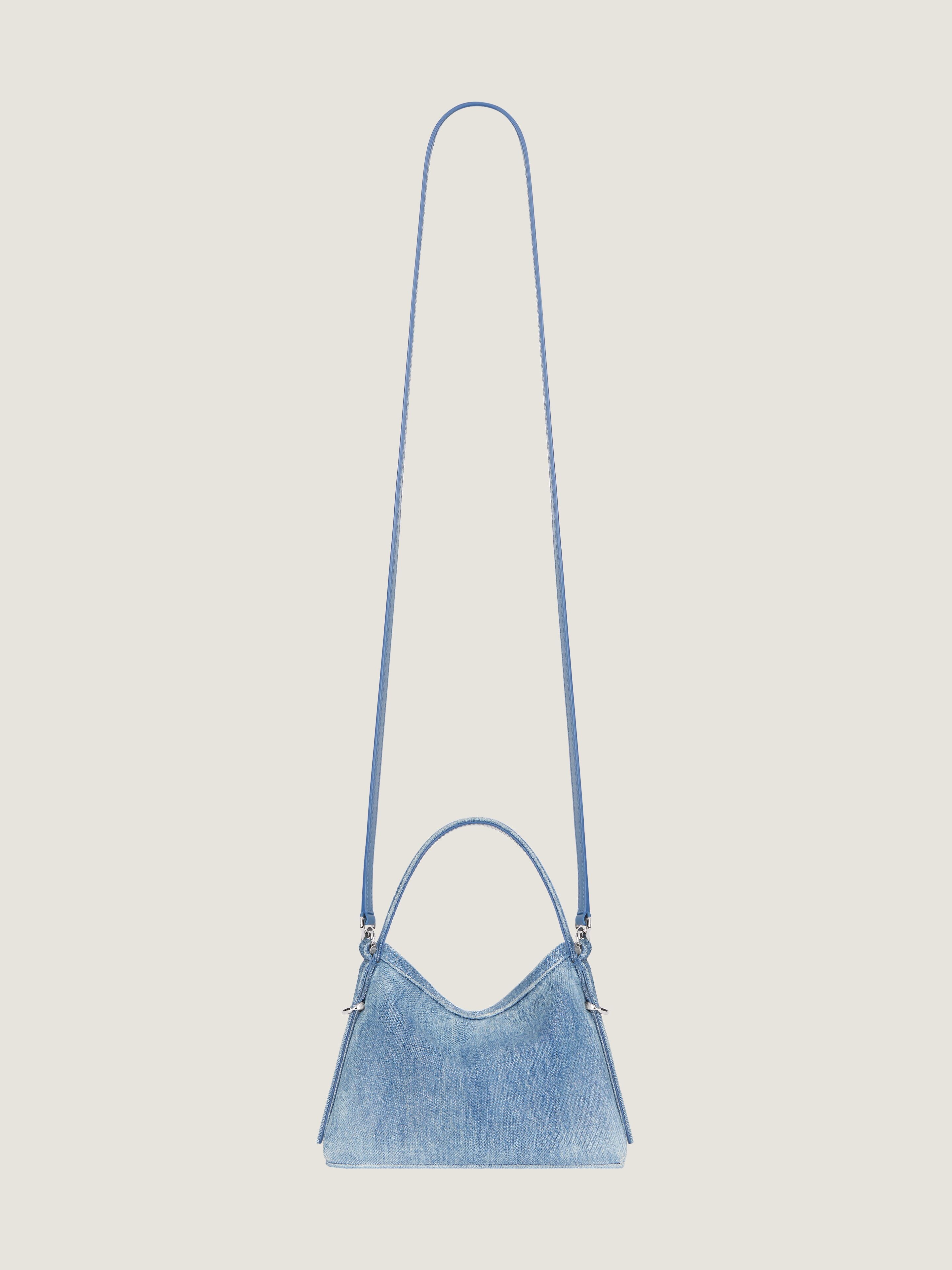 Nano Voyou bag in washed denim in - medium blue | Givenchy US