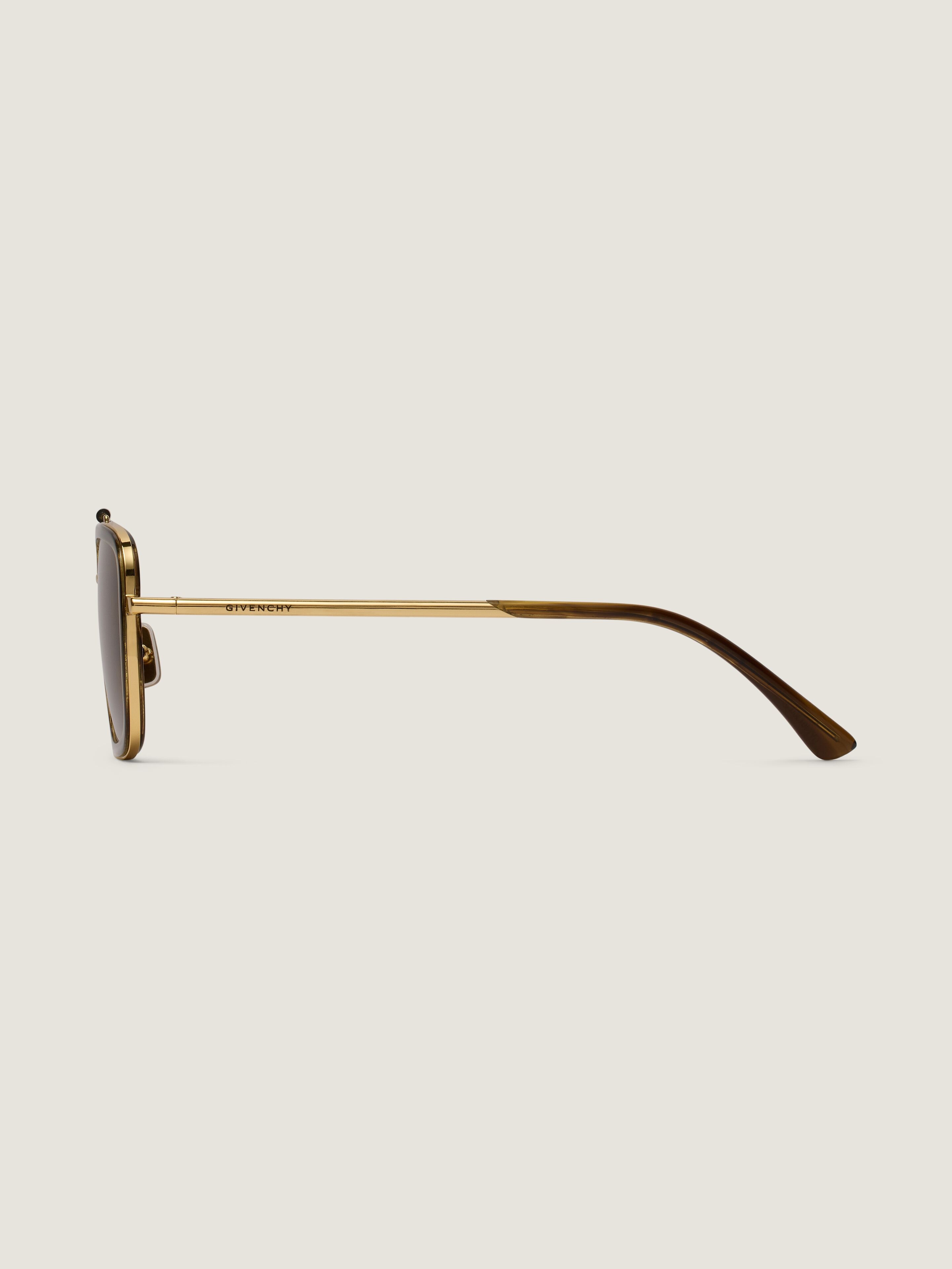 Day sunglasses in acetate and metal in - brown/golden - BR00BPR04X