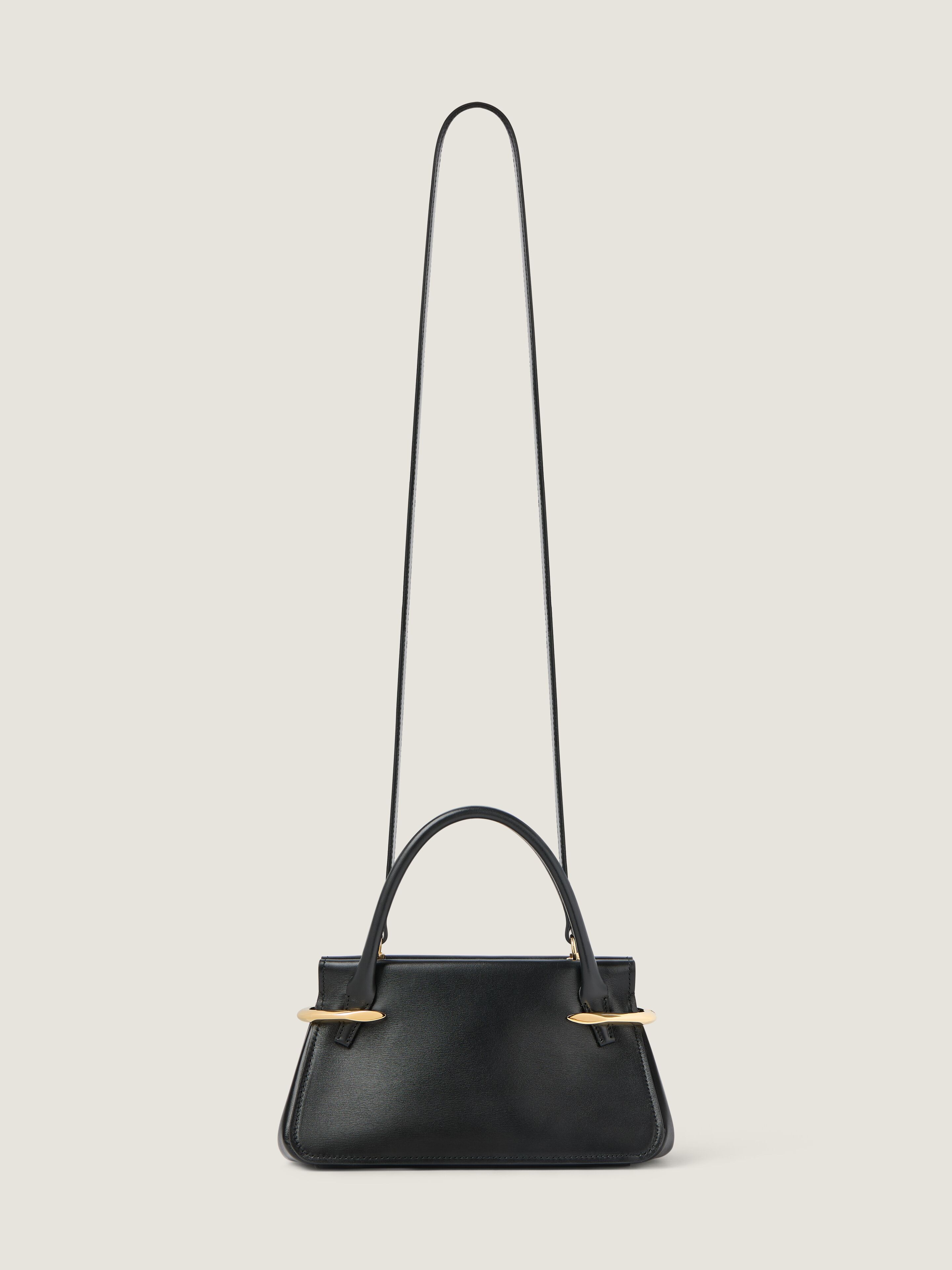 Mini Pinch bag in leather - black in - black - BB515JB2CN-001