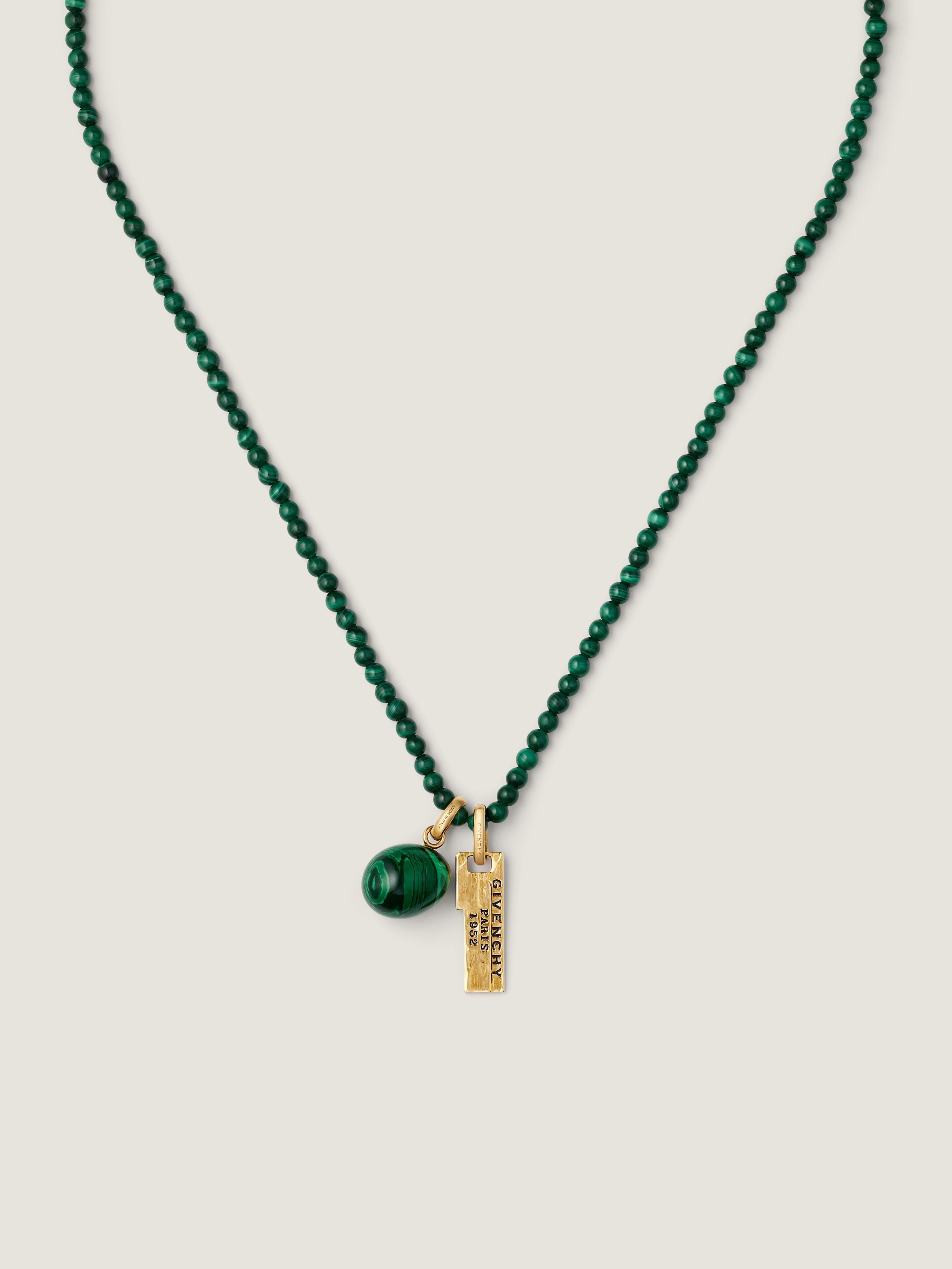 Givenchyテープ マラカイト ネックレス - golden/green BF00UDF07B-726