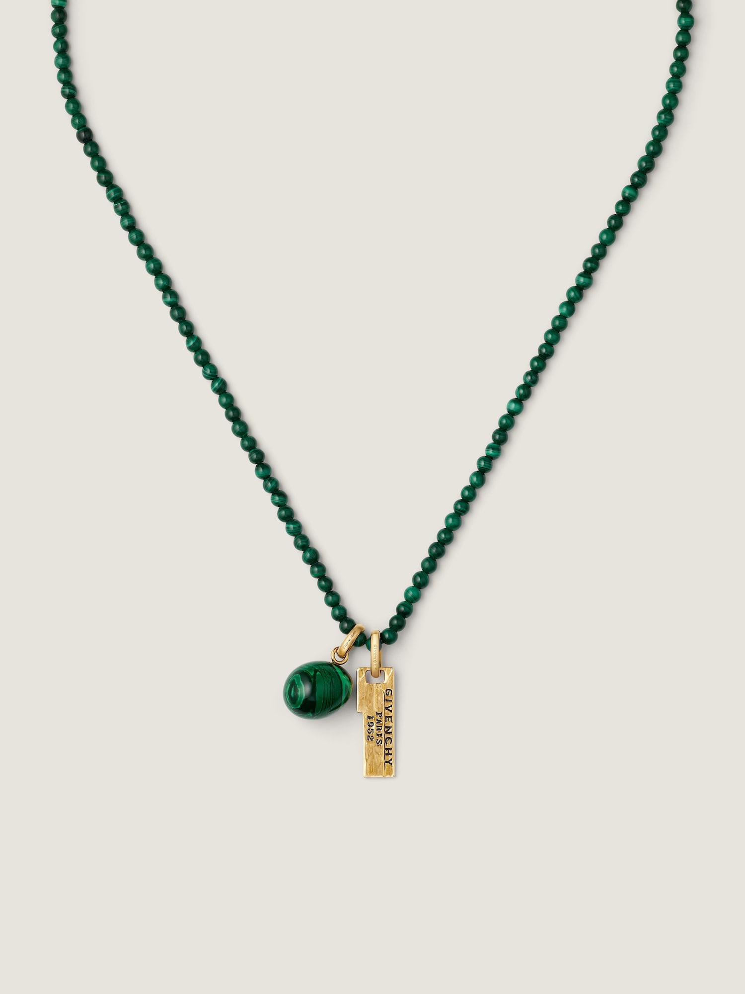 Givenchyテープ マラカイト ネックレス - golden/green BF00UDF07B-726 