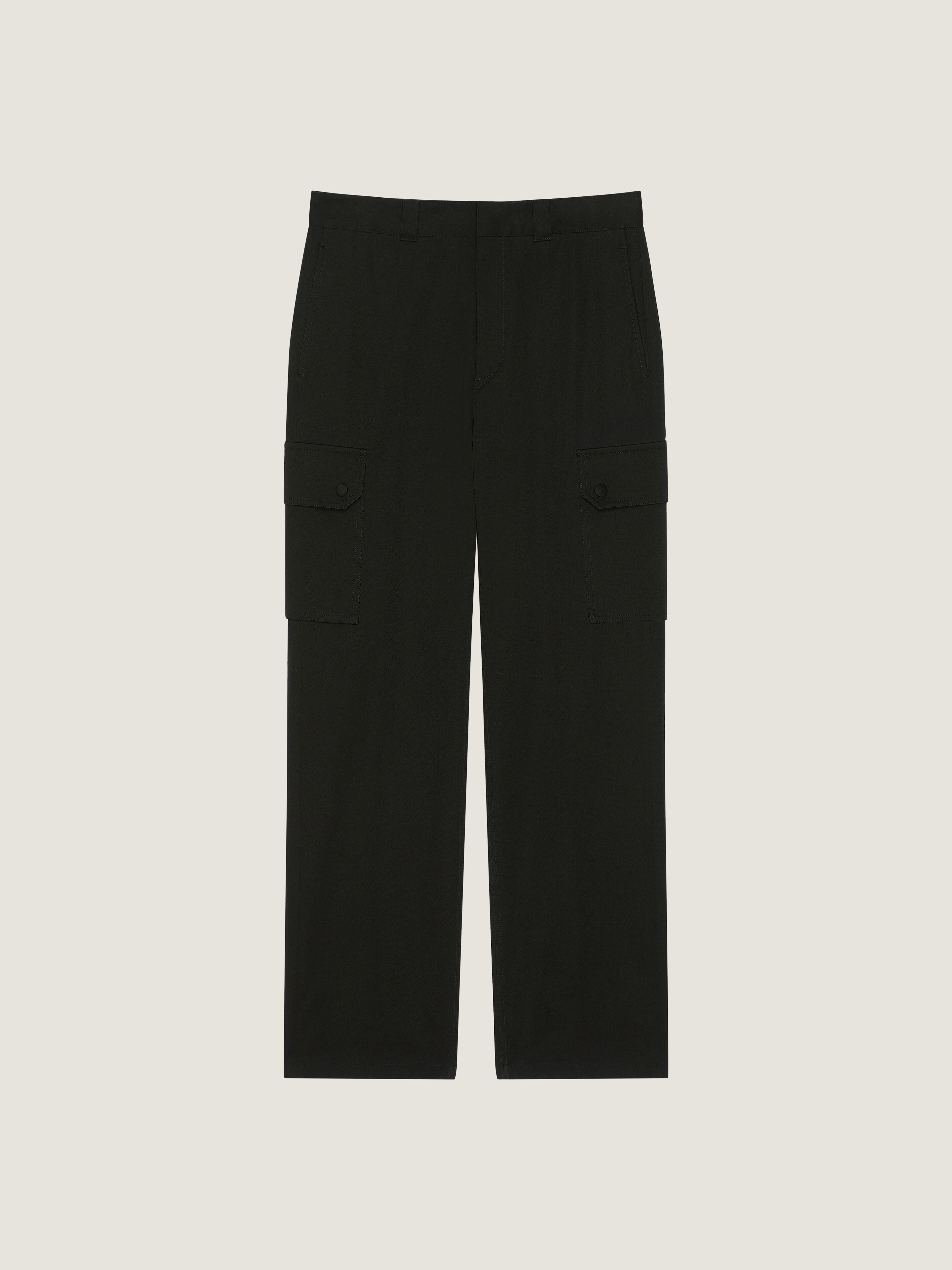 Givenchy Pantalon Cargo En Coton In Noir