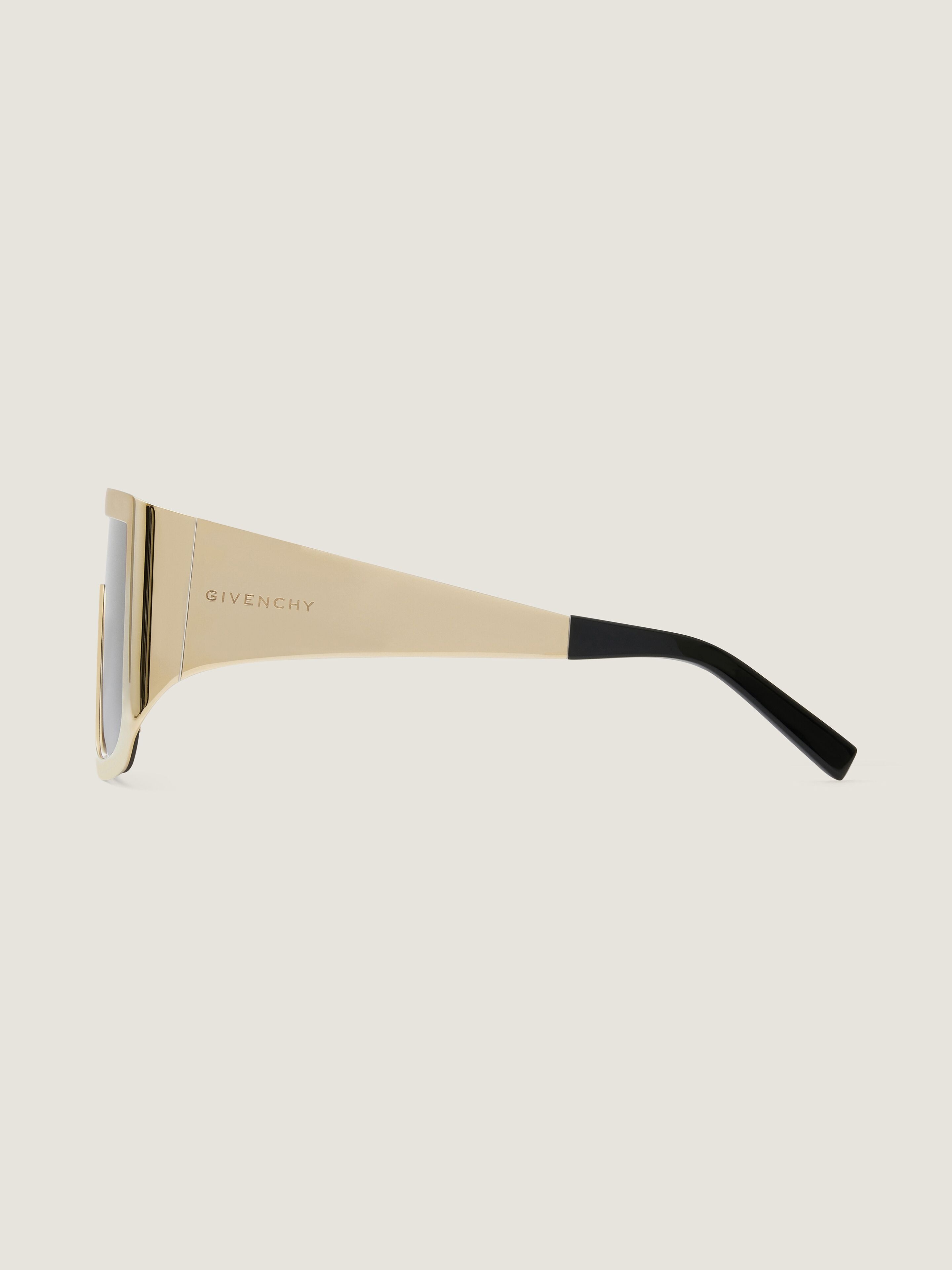 Square sunglasses in metal in - golden yellow - BR00B9R05A-710
