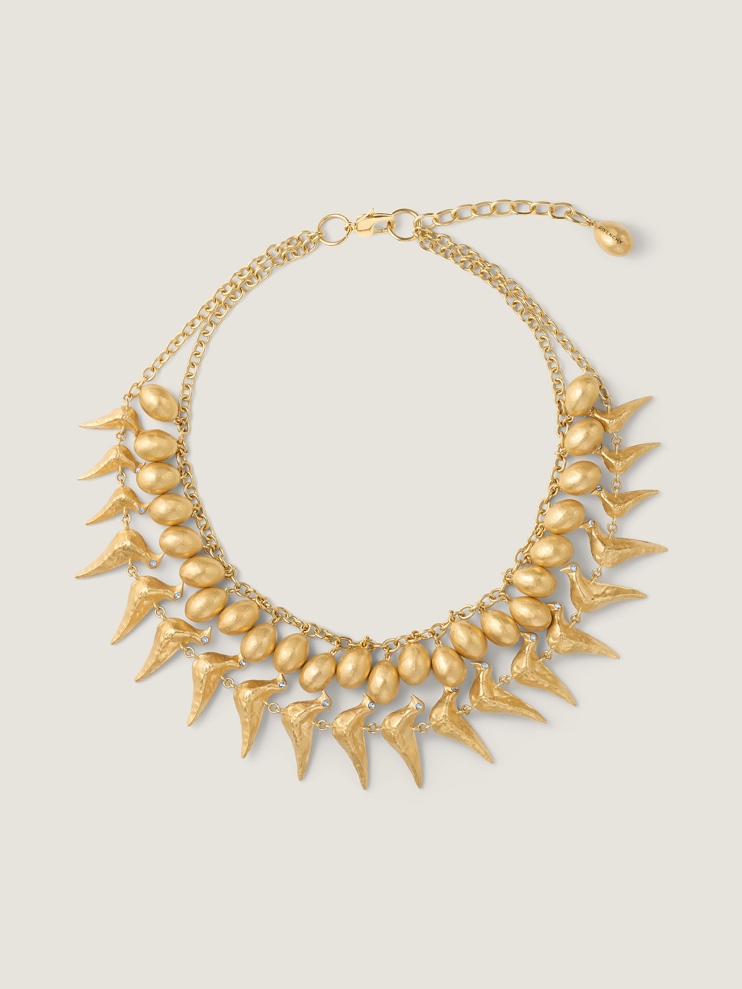 Givenchy Collier Multi-rangs Lucky Charms En Métal In Gold