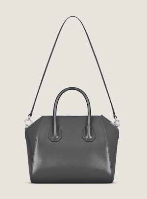 Small Antigona bag in Box leather