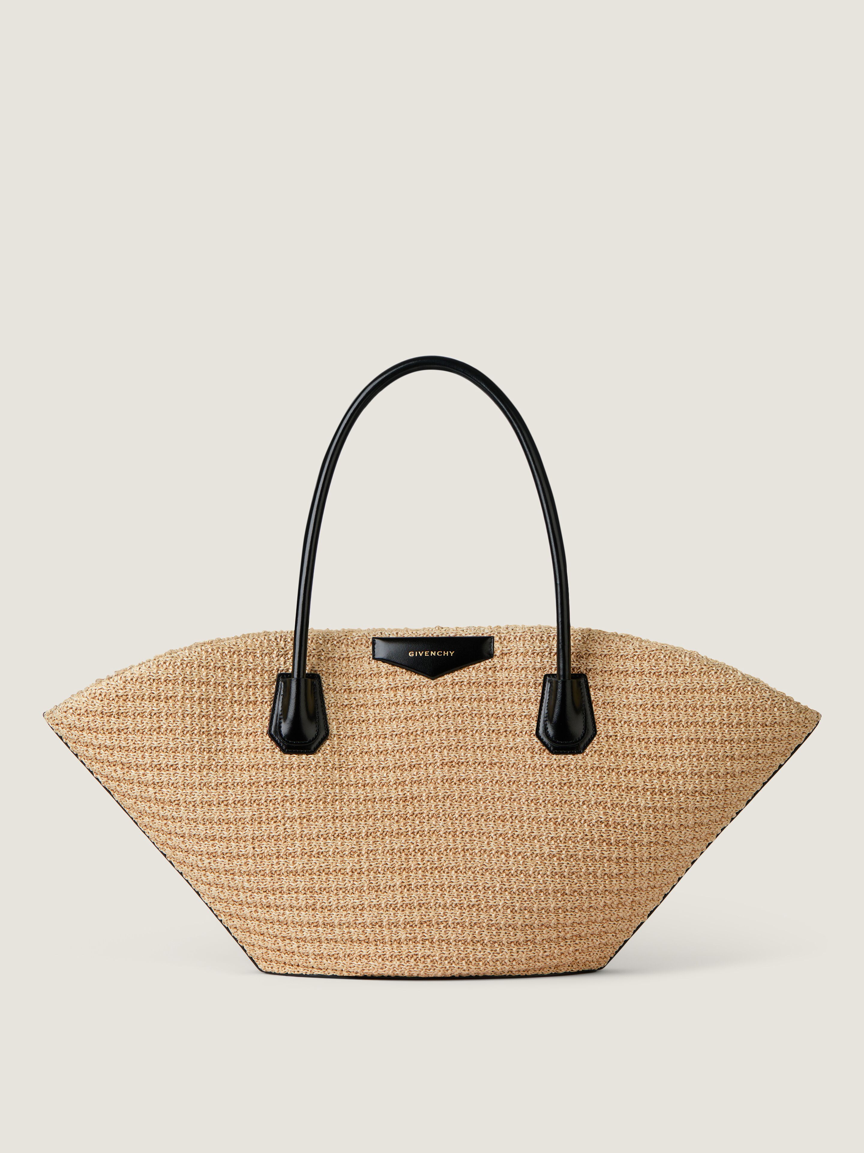 Small Antigona basket bag in raffia | Givenchy US | Givenchy