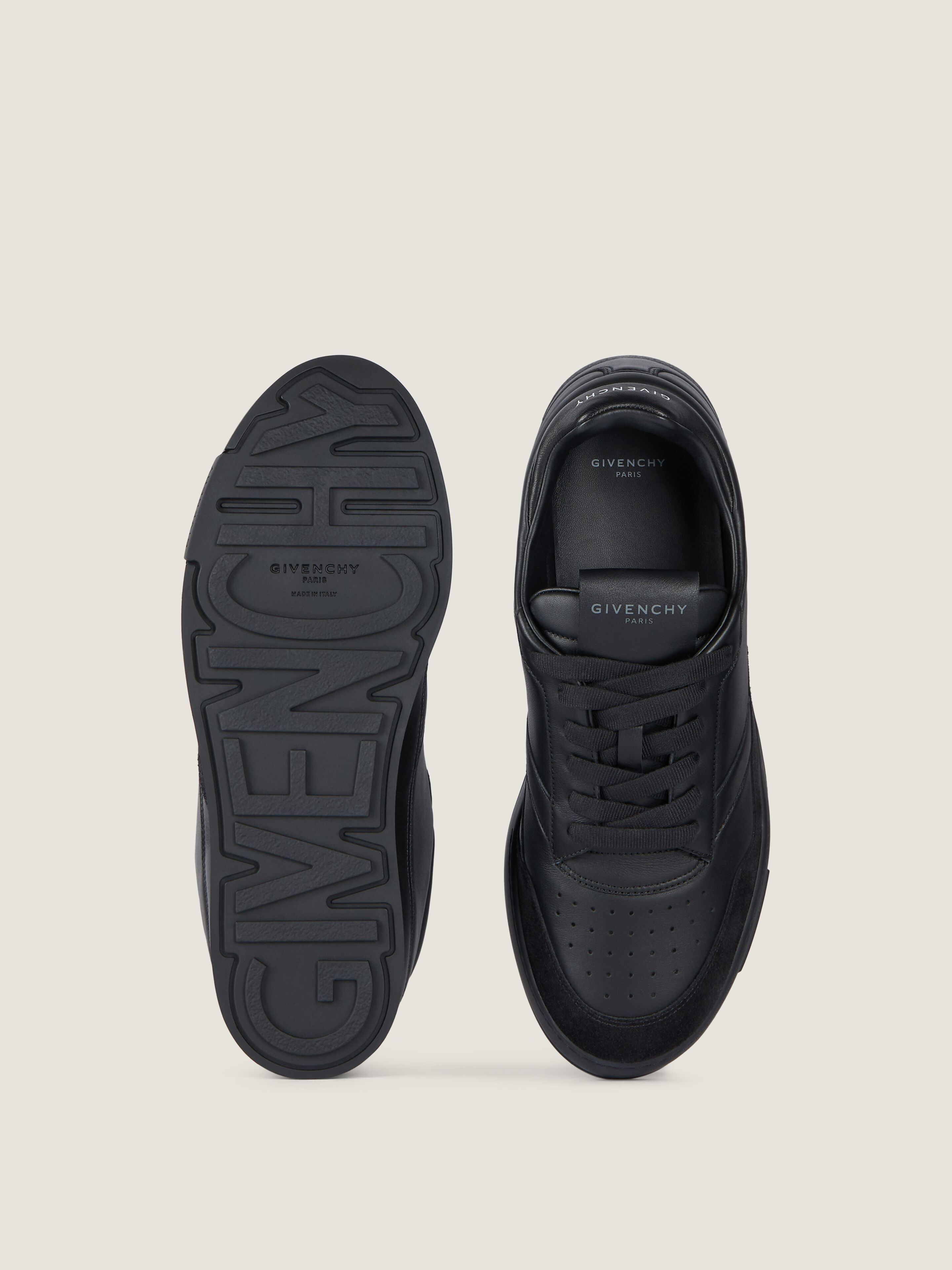 GIVENCHY Yard sneakers in leather and suede in - black | Givenchy US