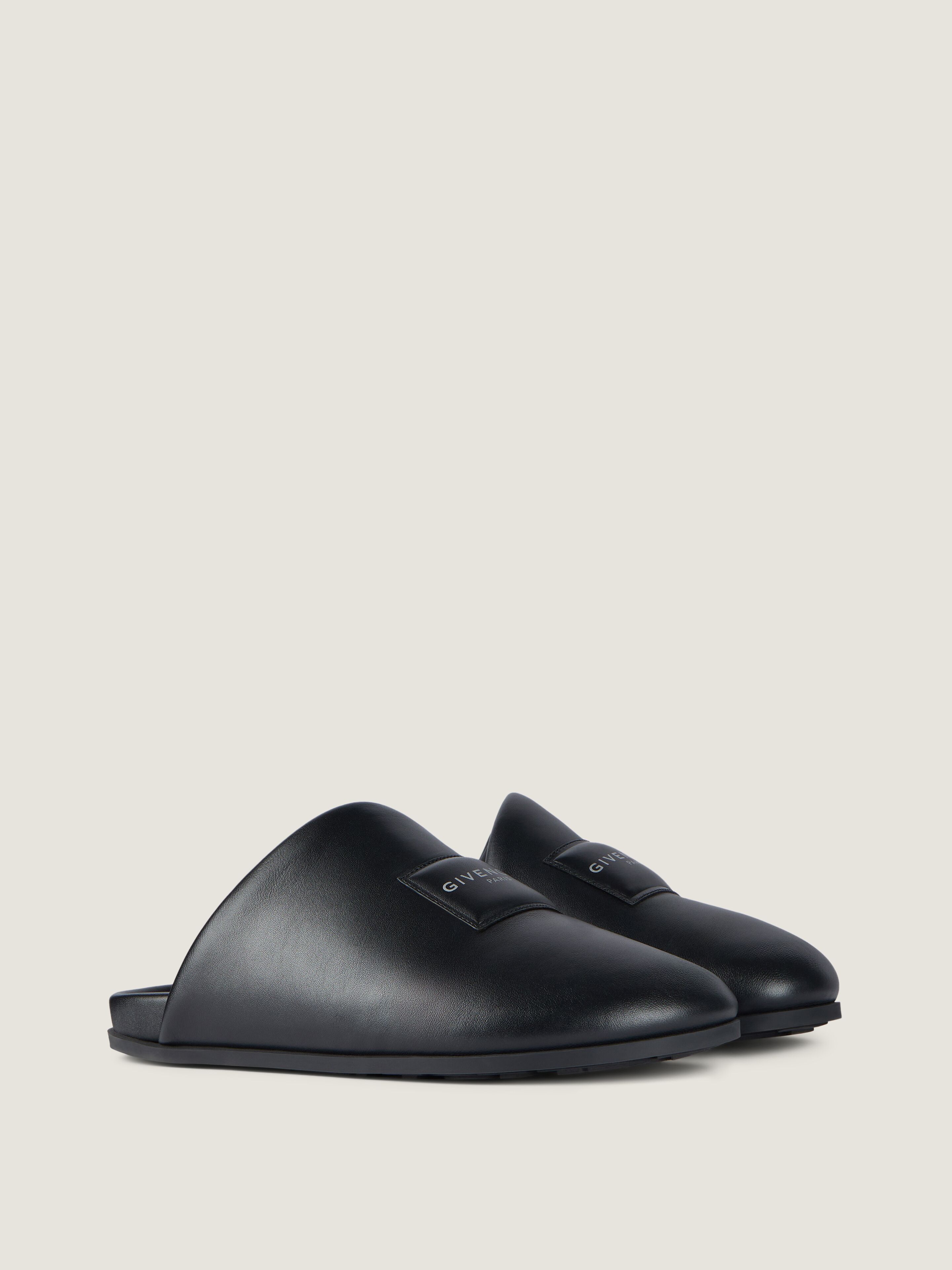 Puffy mules in nappa leather in - black - BH302NH1XM-001 | Givenchy US