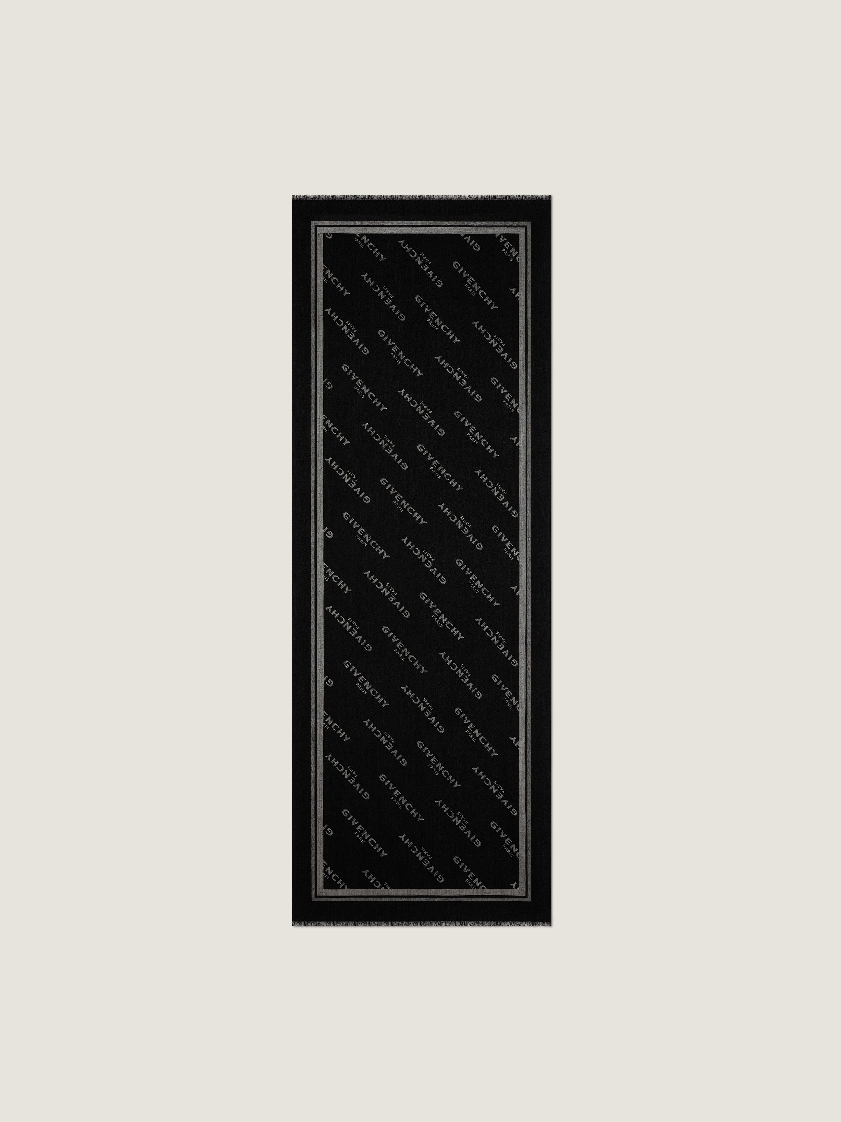 Givenchy Shadow stole in wool and silk jacquard | Givenchy CA