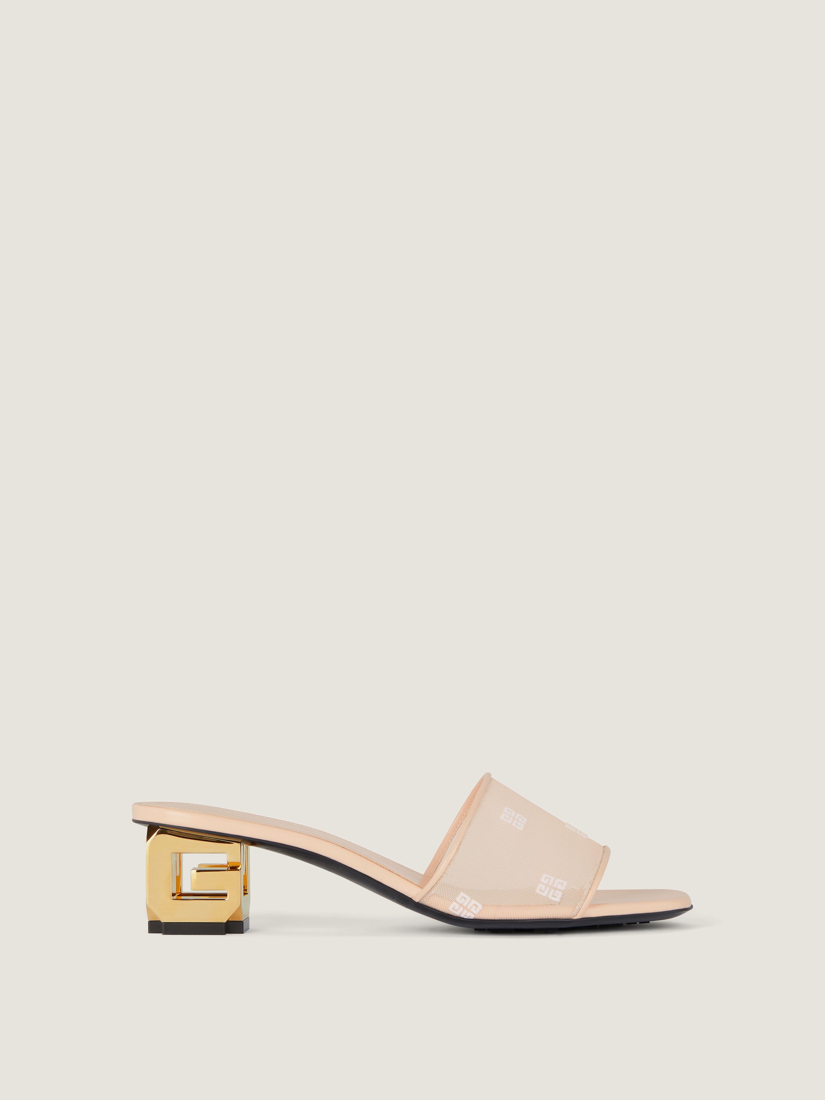 【GIVENCHY】 G Cube レザーミュール BE3082E1Q4001 G Cube leather mules in black - Givenchy | Mytheresa