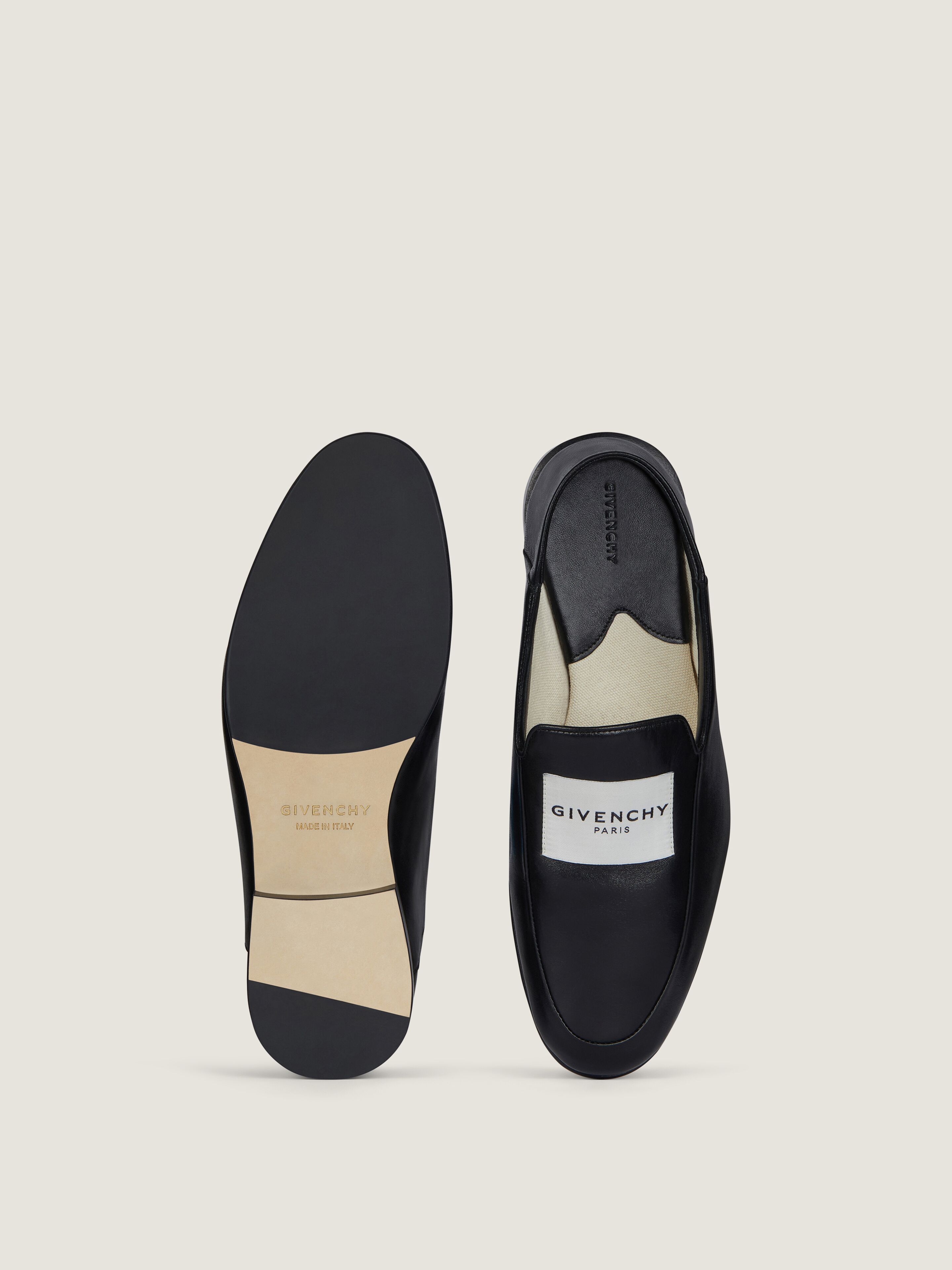 ローファー・オックスフォード GIVENCHY BE2028E2EM Loafers & Slippers Label loafers in leather in - black | Givenchy US
