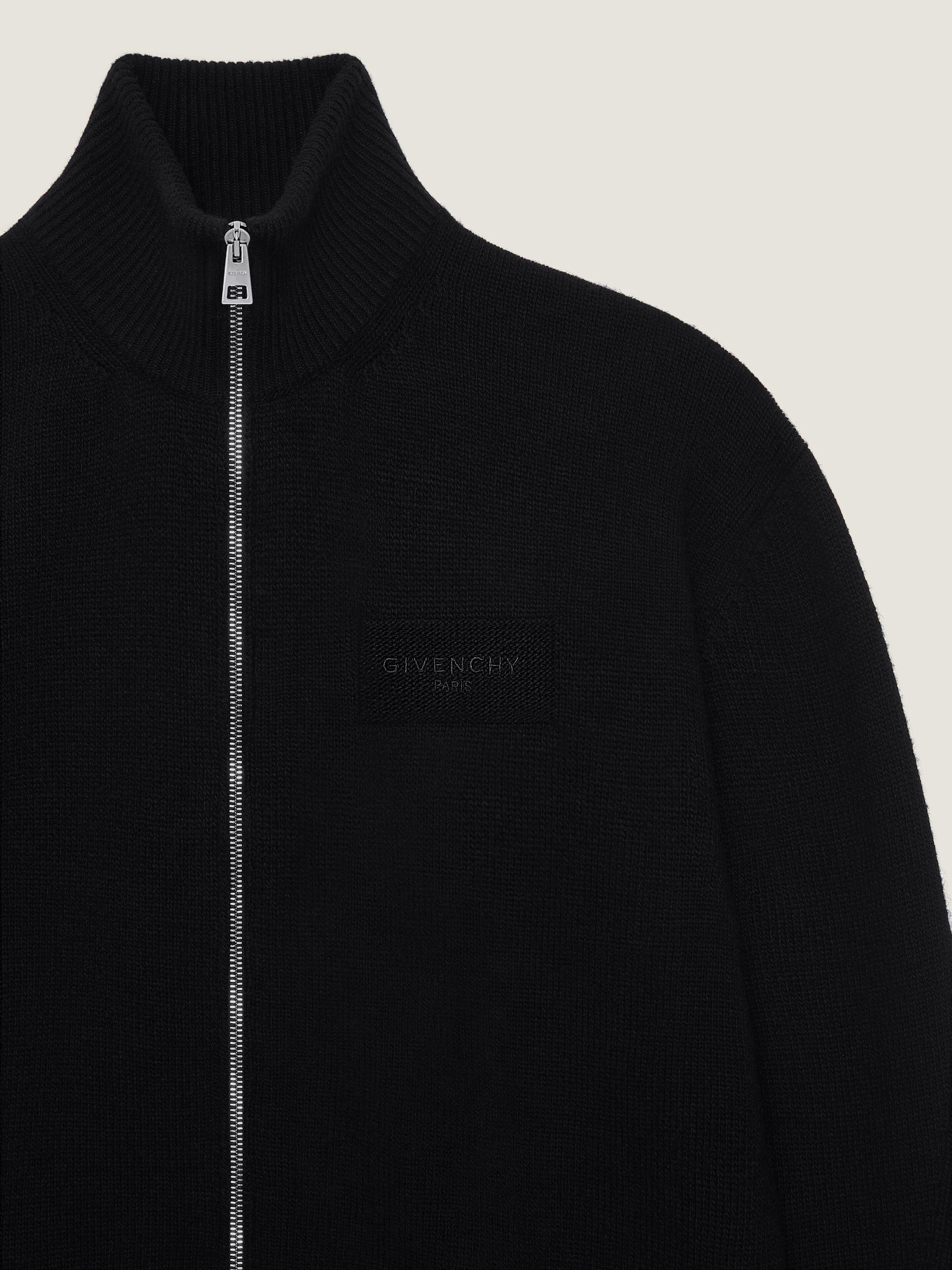Couture Seam zipped cardigan in wool and cashmere | Givenchy CA