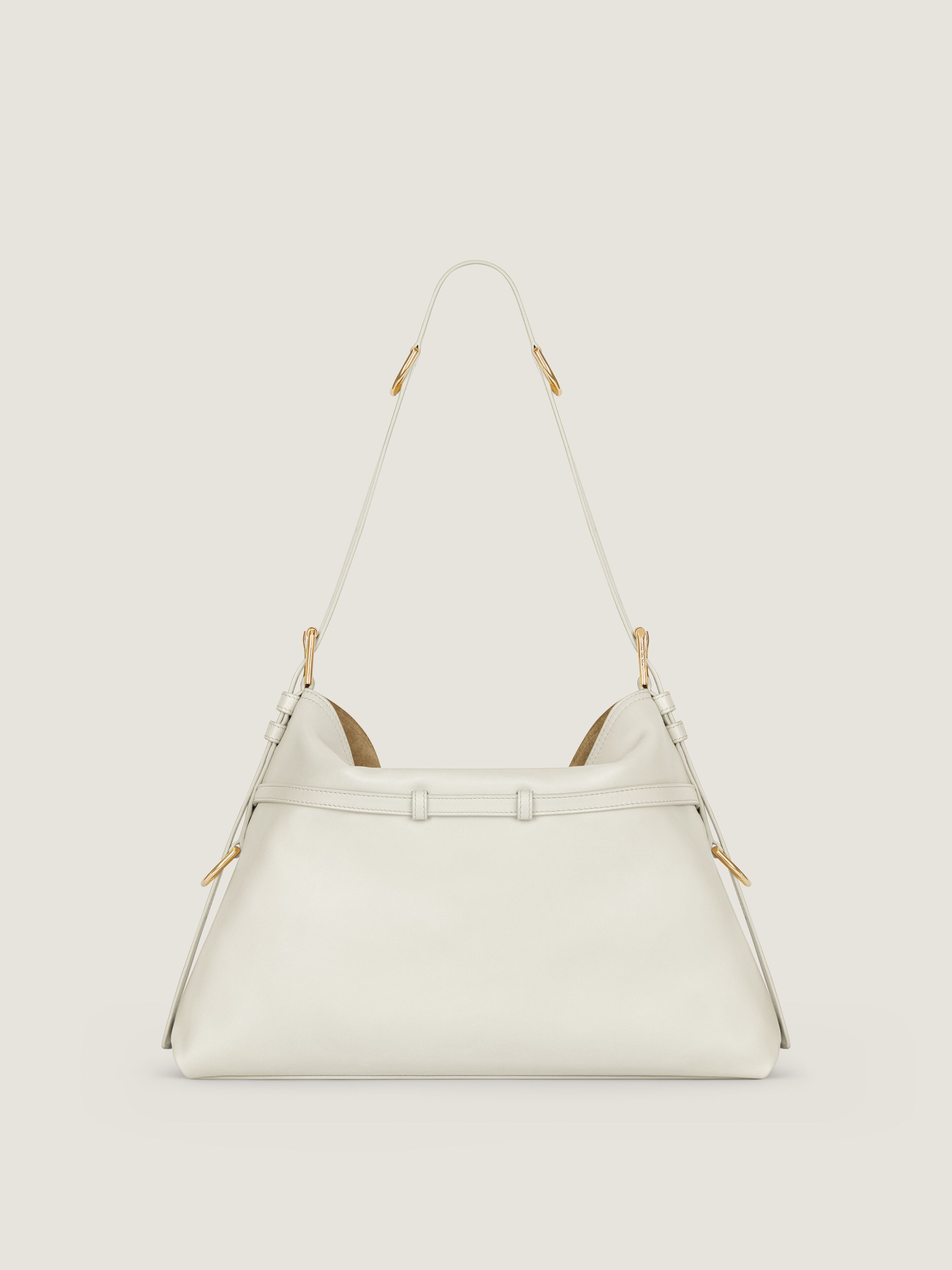 ジバンシーGivenchyヴァヨウ ミディアムヴァヨウ ミディアム ホワイト レザー AM A 0233 Medium Voyou bag shiny leather in - ivory - BB5131B2AE-105