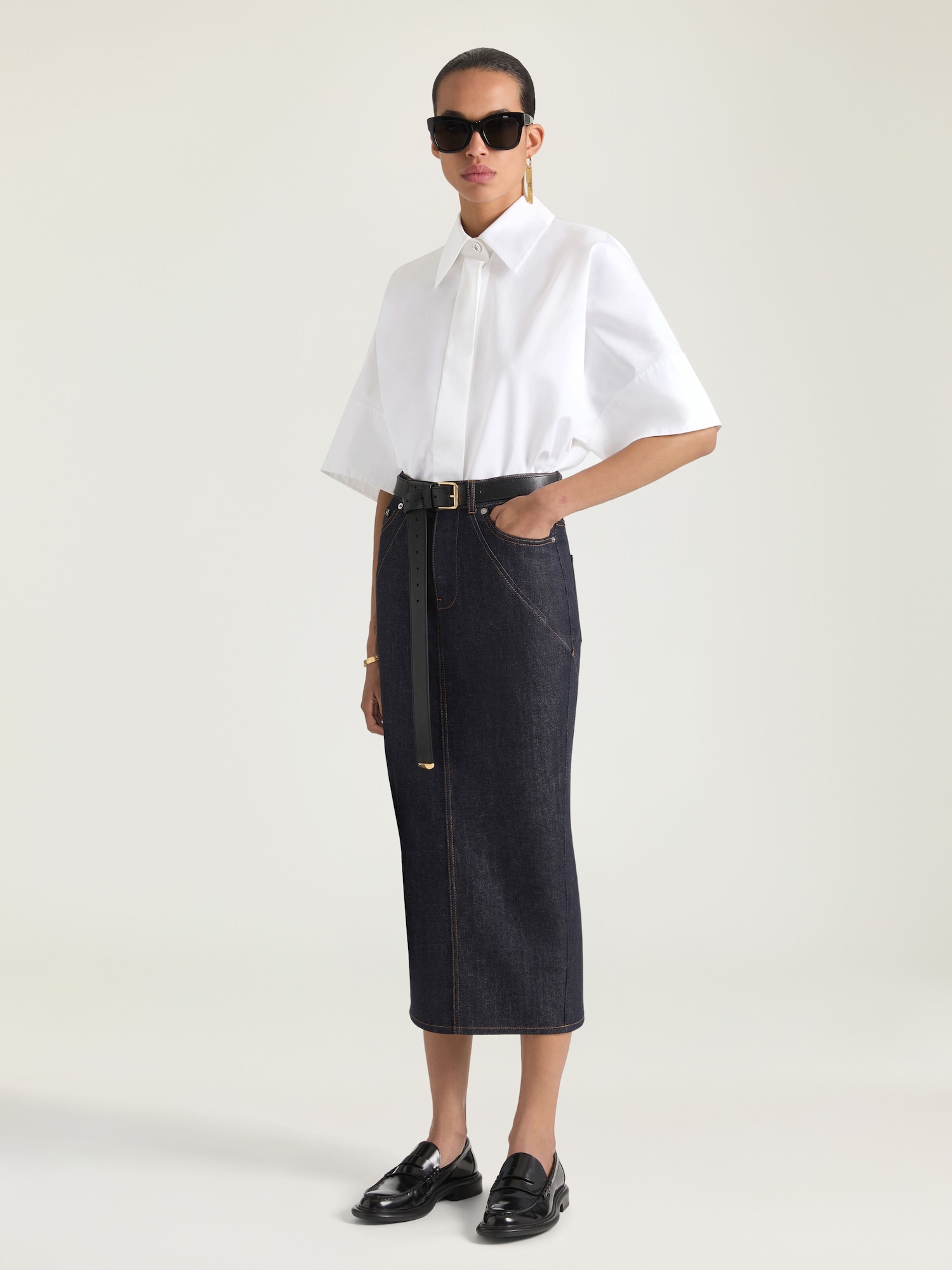 Shirt in poplin
