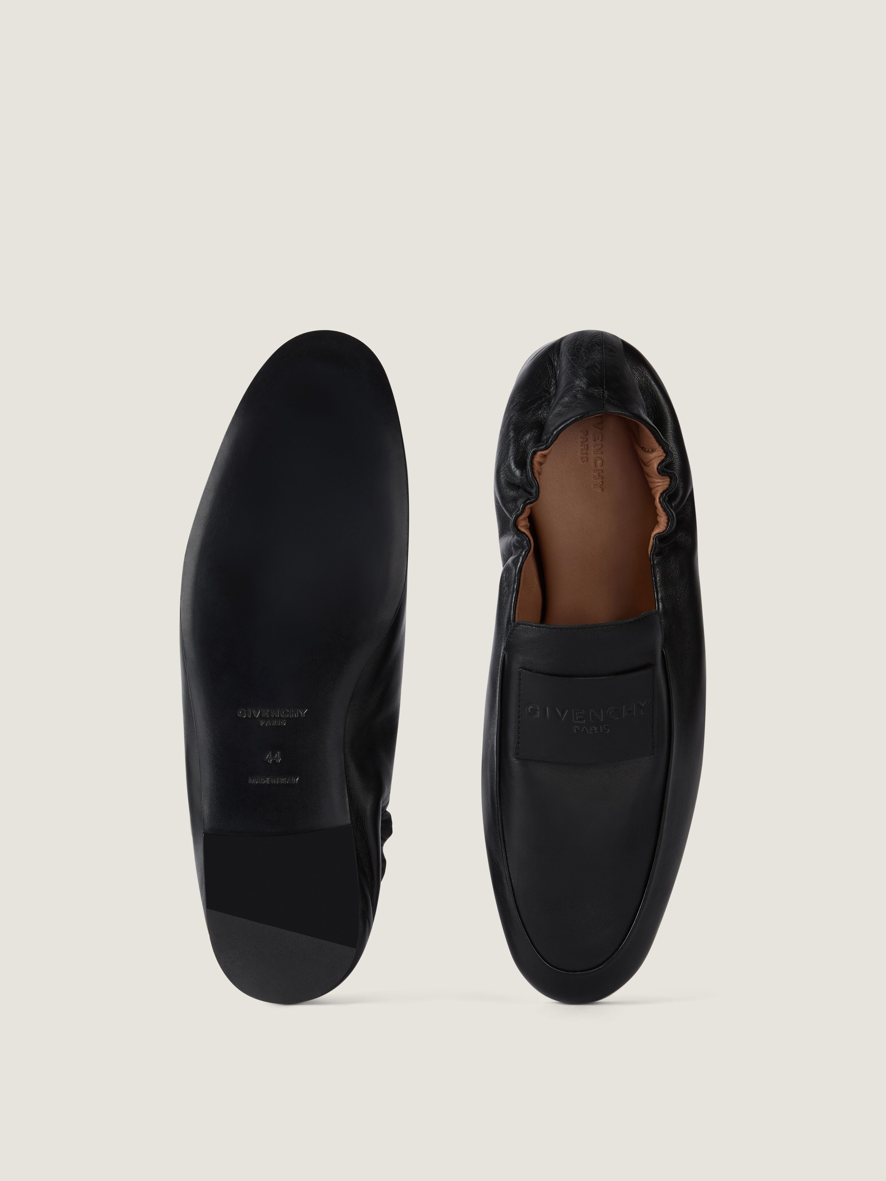 Label loafers in nappa leather in - black - BH203UH1Y5-001 | Givenchy