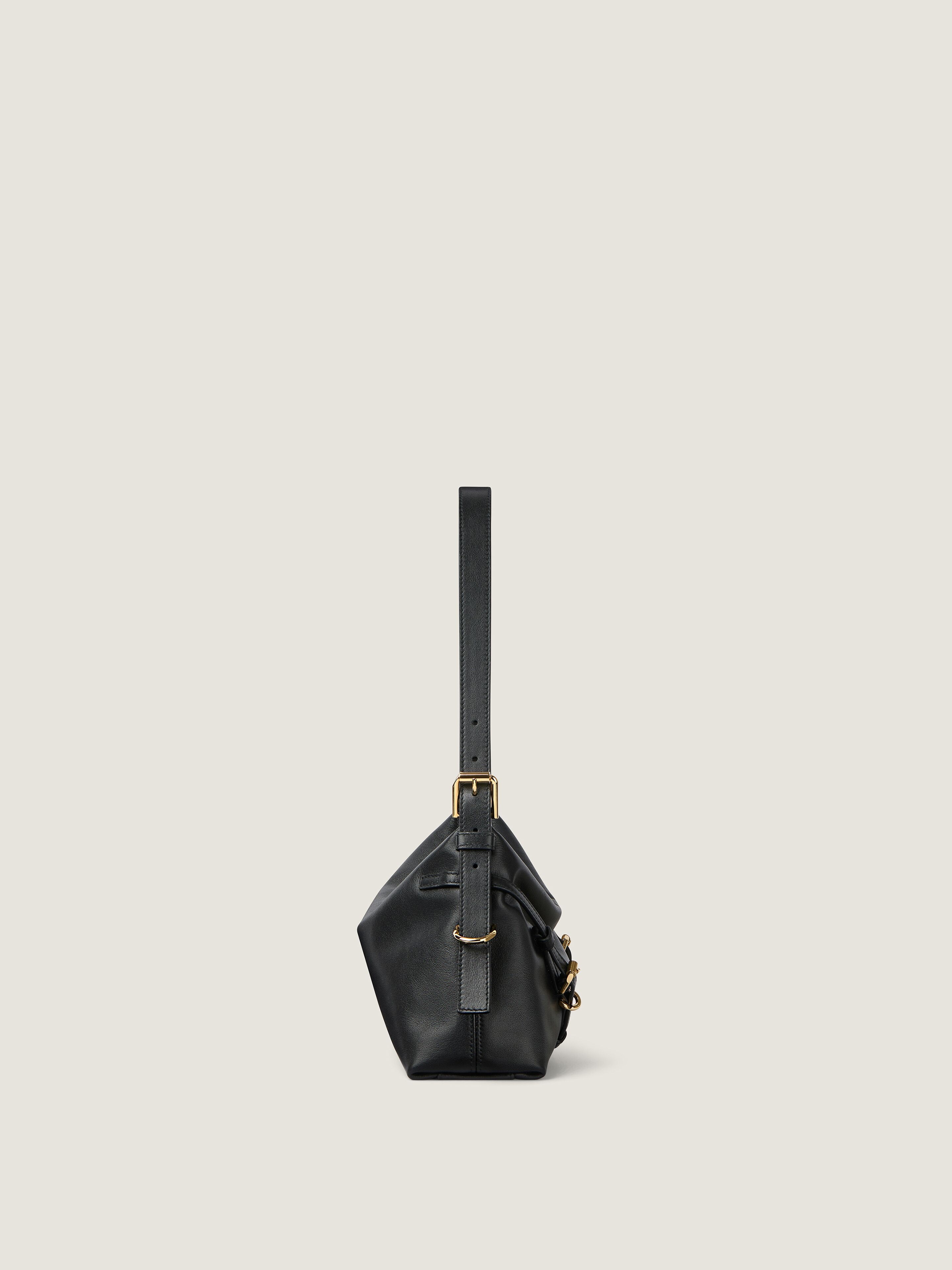 Mini Voyou bag in shiny leather in - black - BB514XB2AE-001