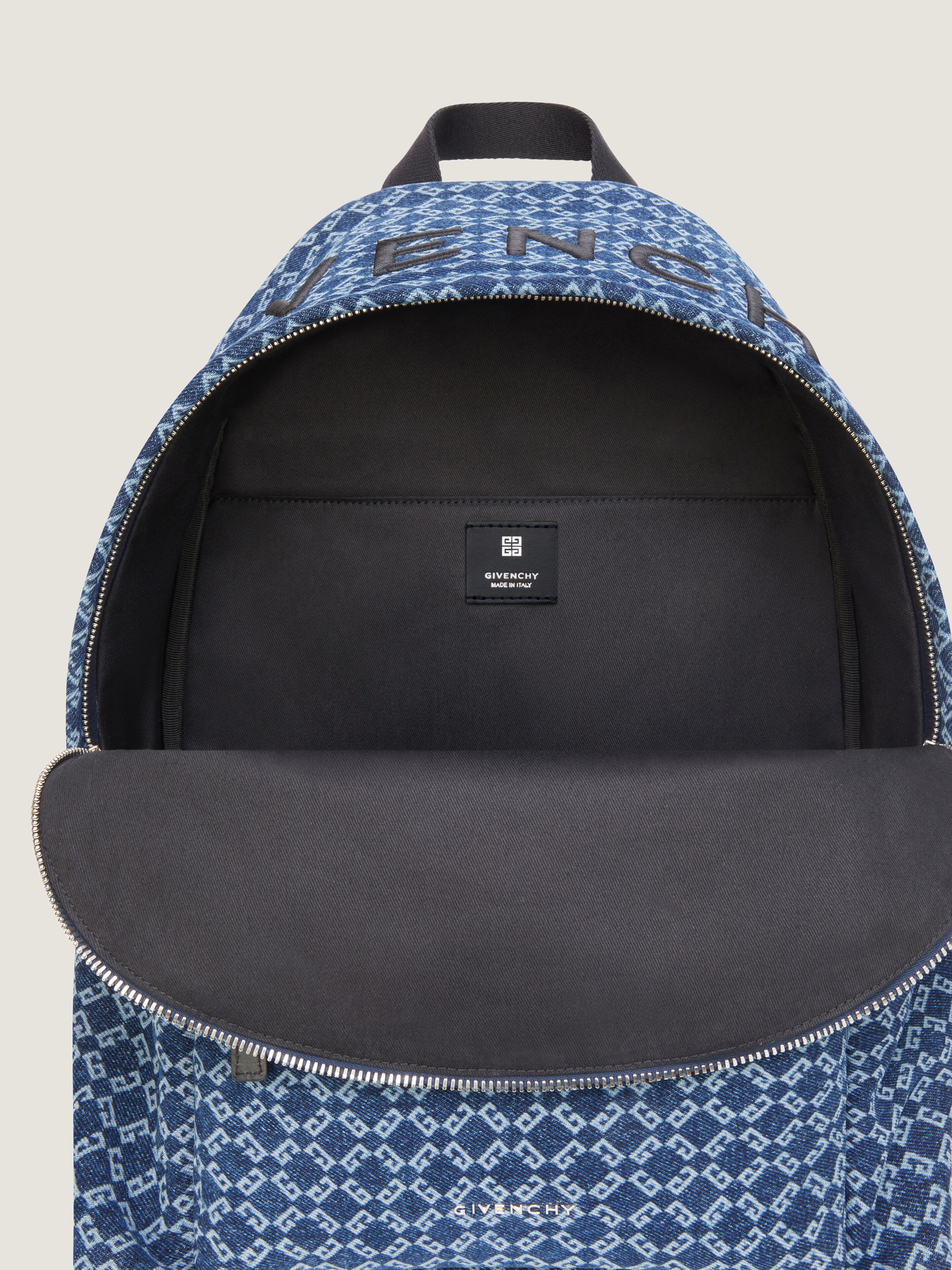 Essential U backpack in monogram 72 denim | Givenchy CA