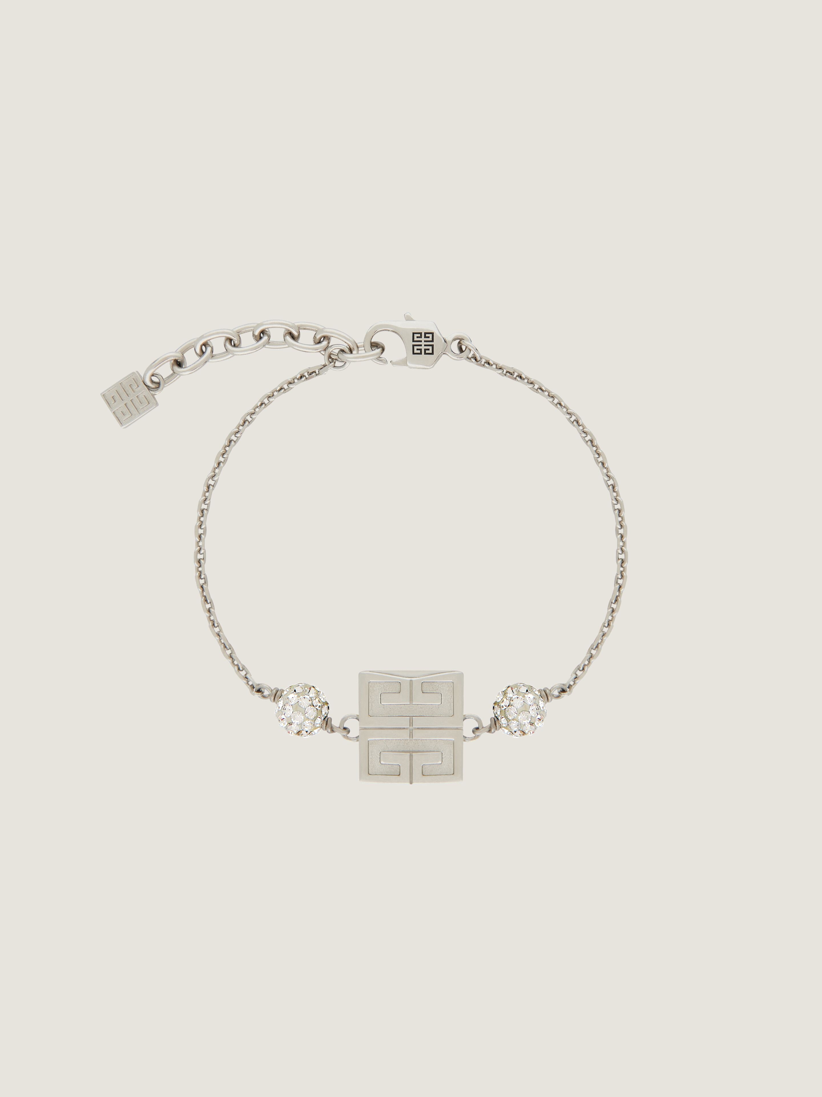 U942/GIVENCHY/パープルxシルバー/フラワークリスタルブレスレット Givenchy Silver-Tone Crystal Flower Flex Bracelet - Macy's