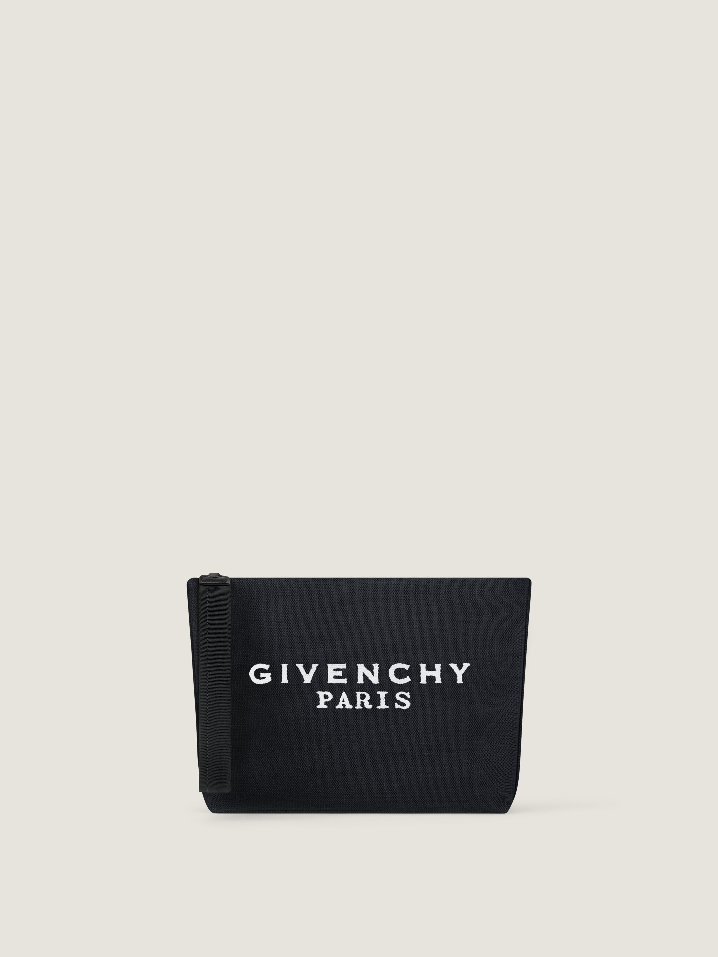 Givenchy Pouch In Canvas In Black