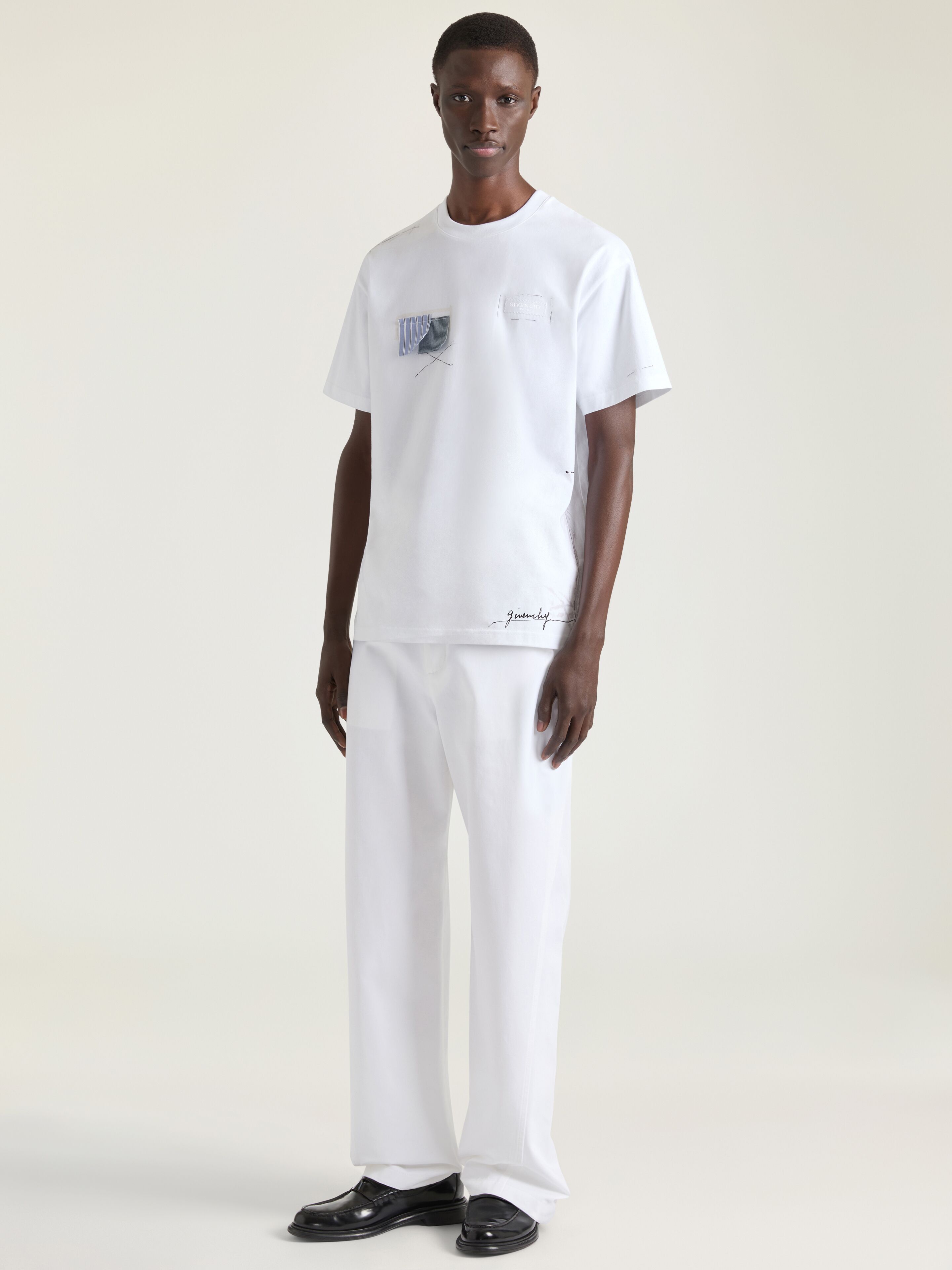 T-shirt in cotton with Trompe l'Œil Atelier print | Givenchy US