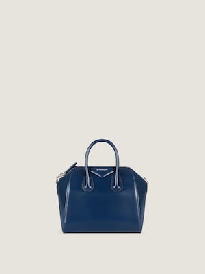 Mini Antigona bag in Box leather