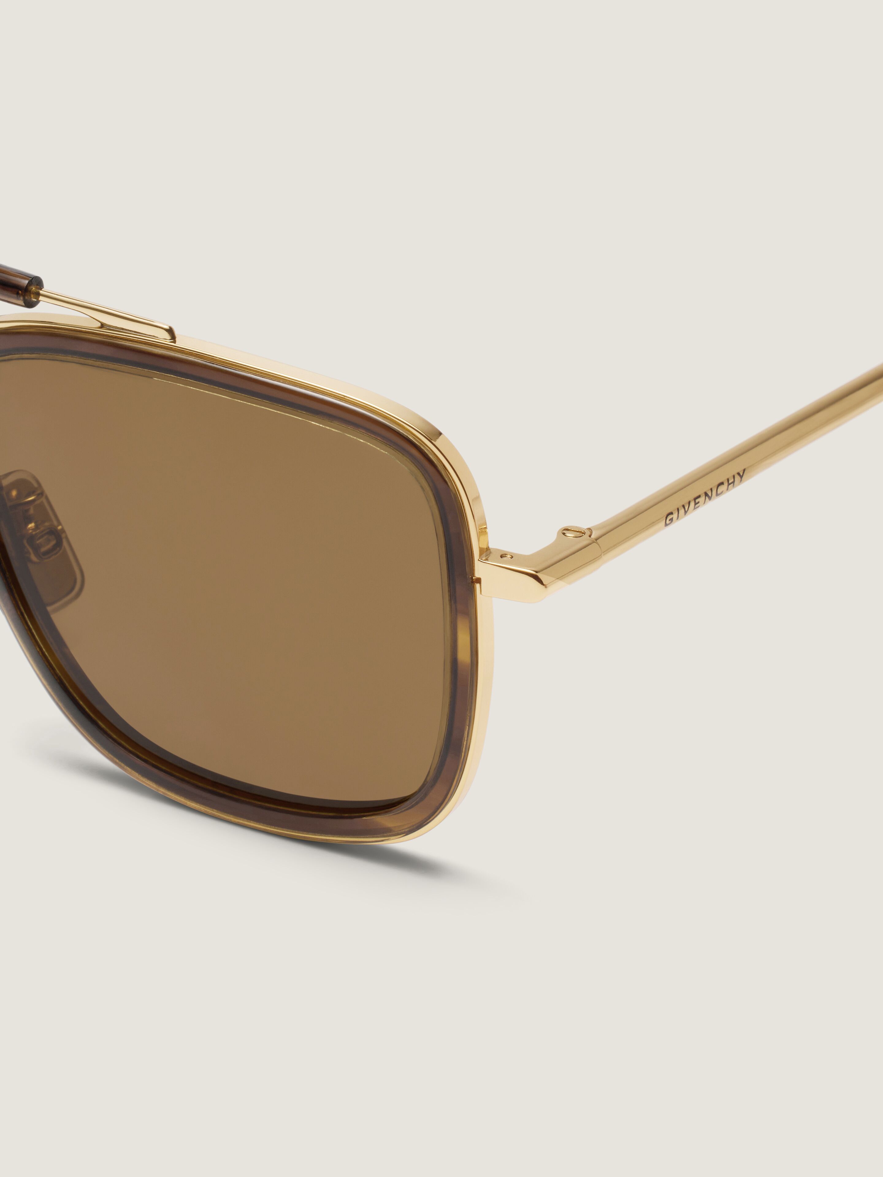 Day sunglasses in acetate and metal in - brown/golden - BR00BPR04X