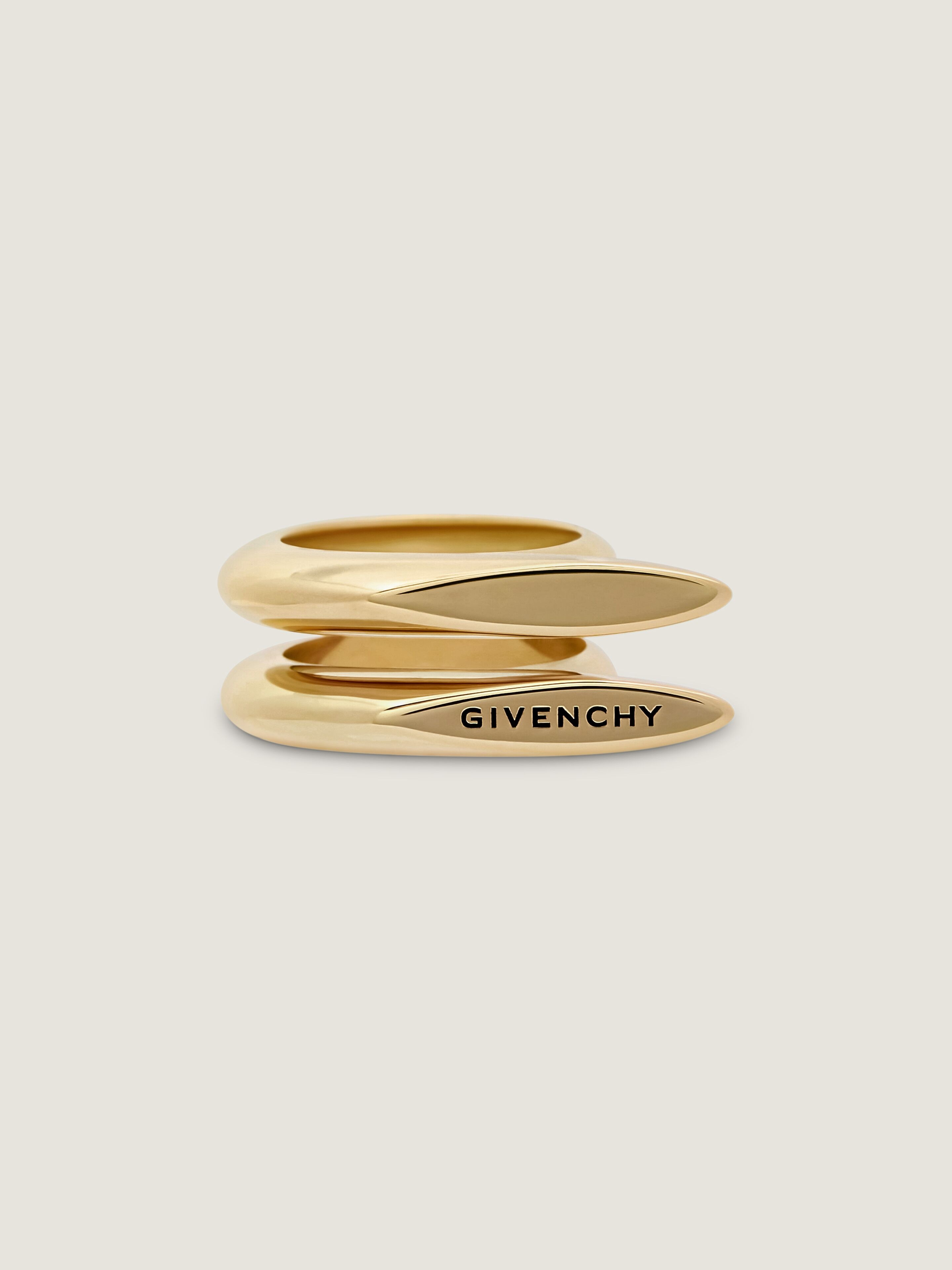 Pinch ring in metal in - golden yellow - BF30MGF003-710 | Givenchy US
