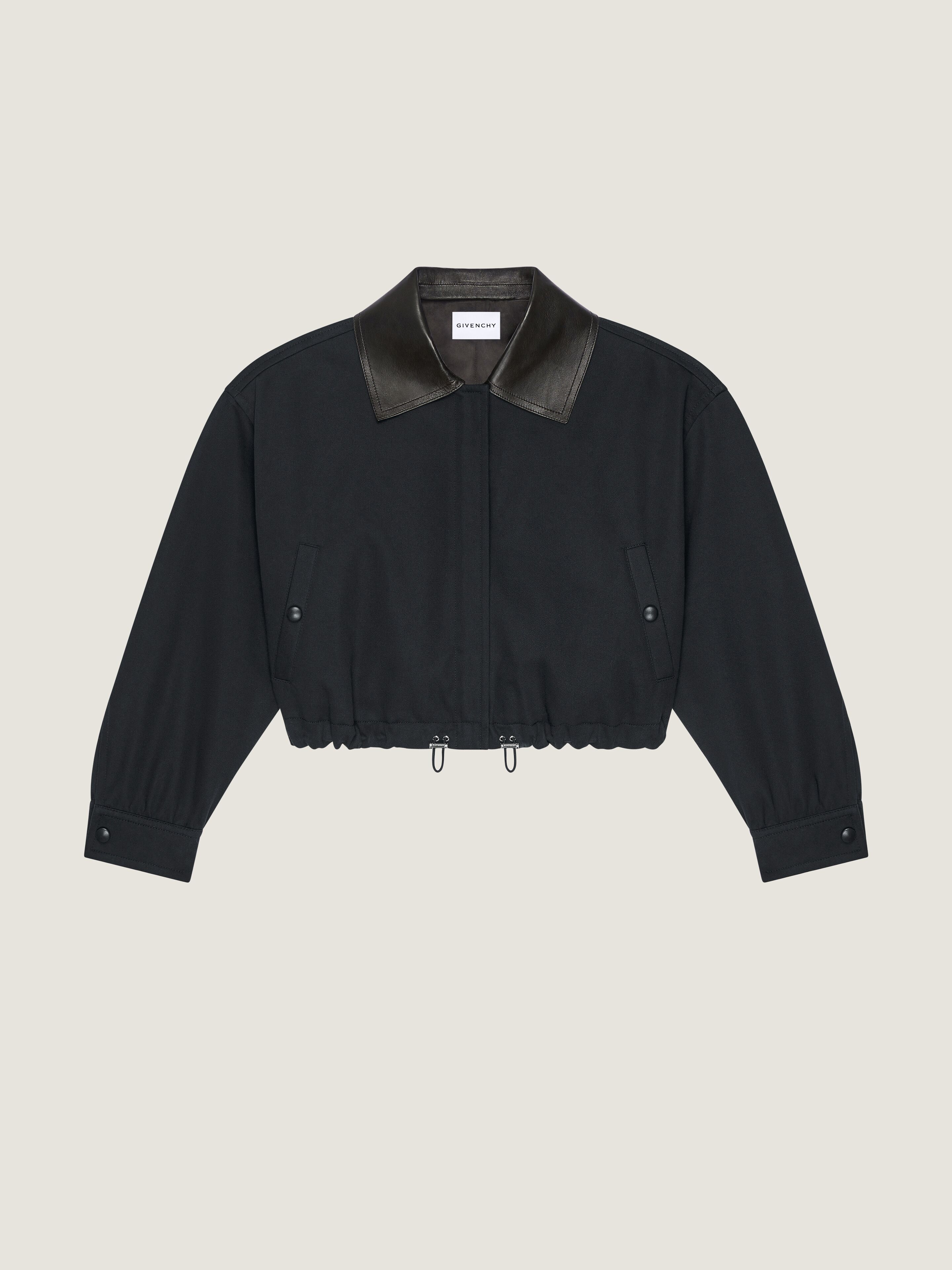 レザーカラー コットン＆ウール ジャケット | Givenchy JP | Givenchy