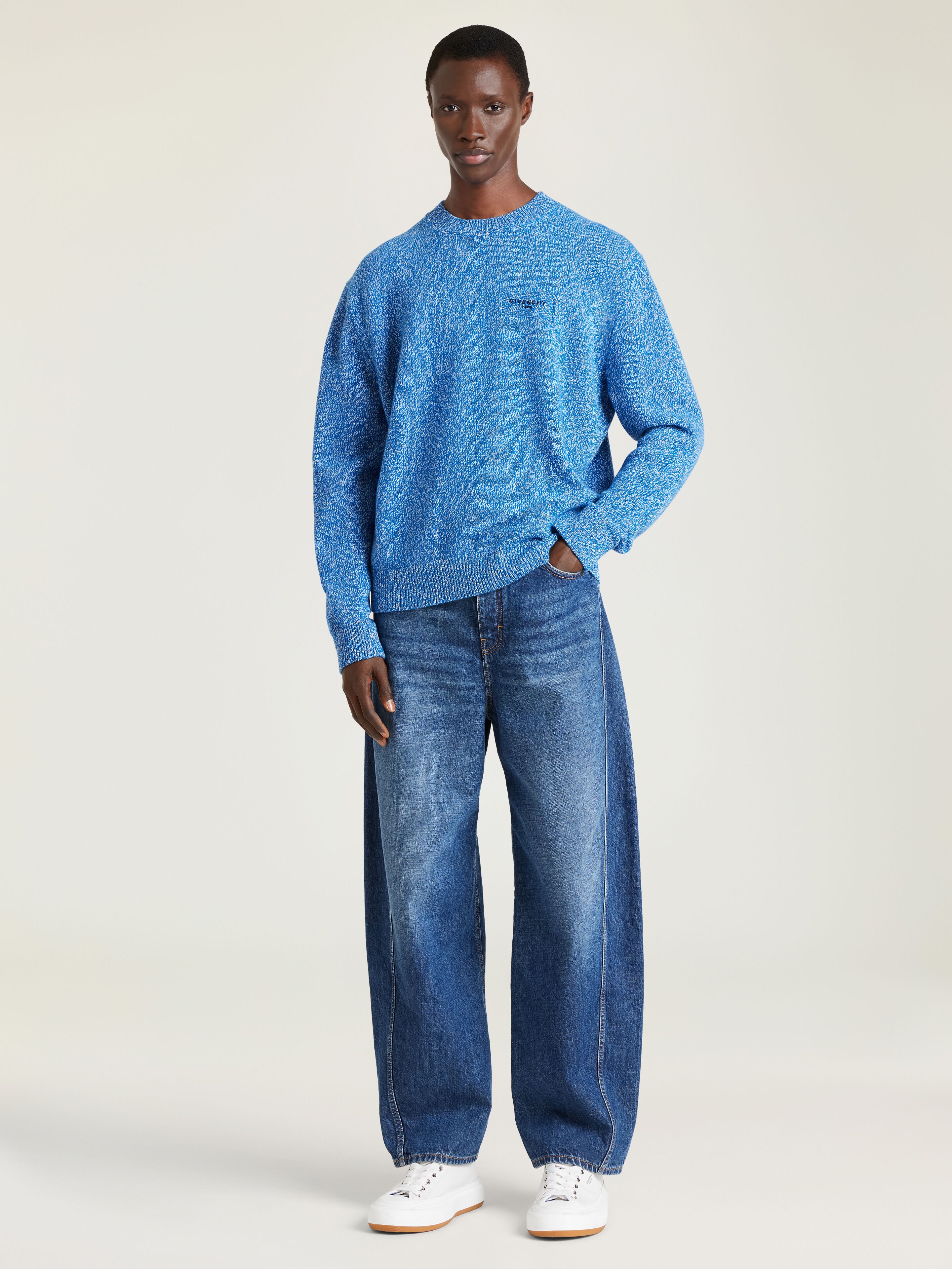 Couture Seam sweater in mouliné wool and cashmere | Givenchy US