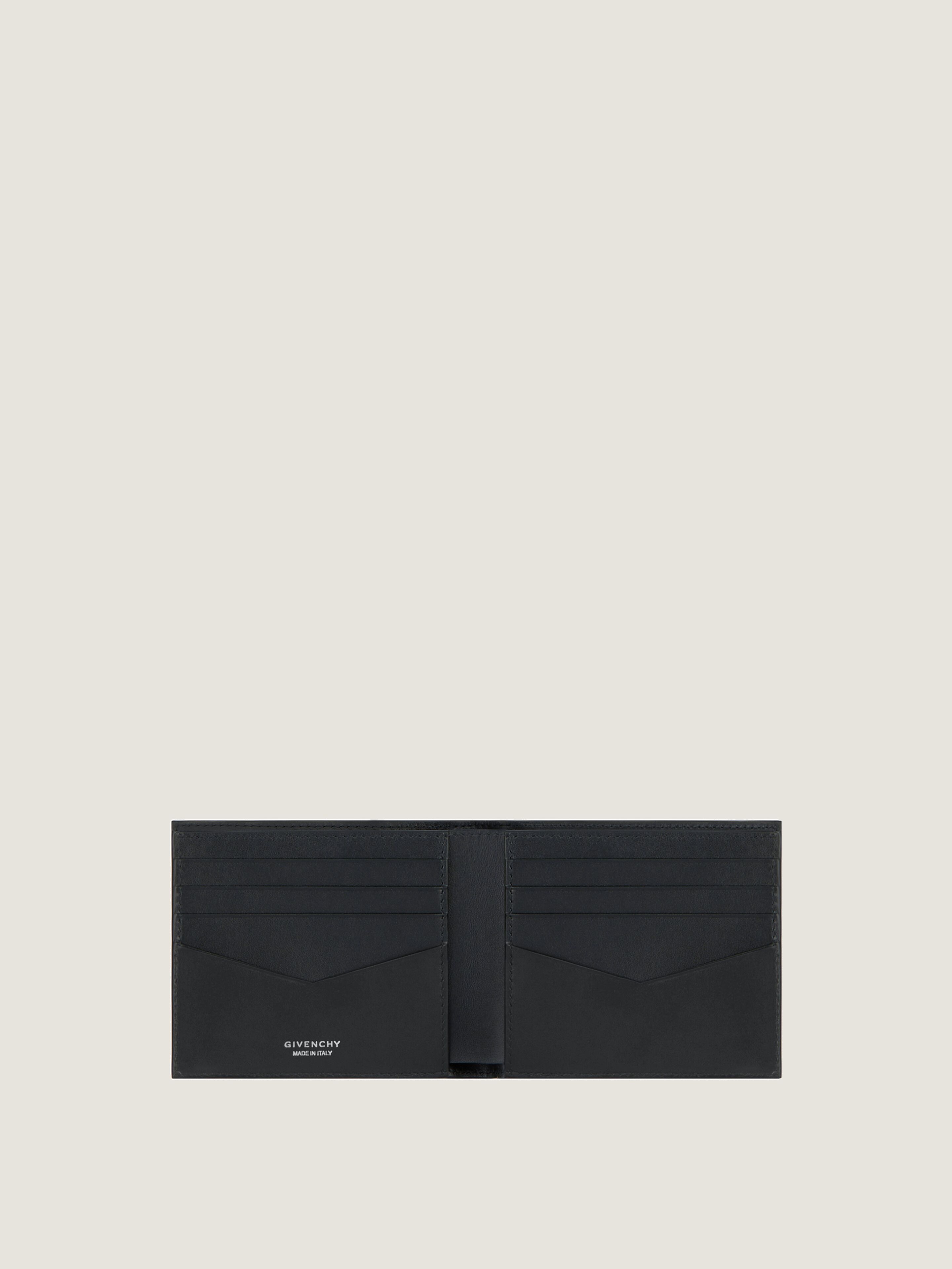 GIVENCHY wallet in 4G Micro leather in - black | Givenchy US