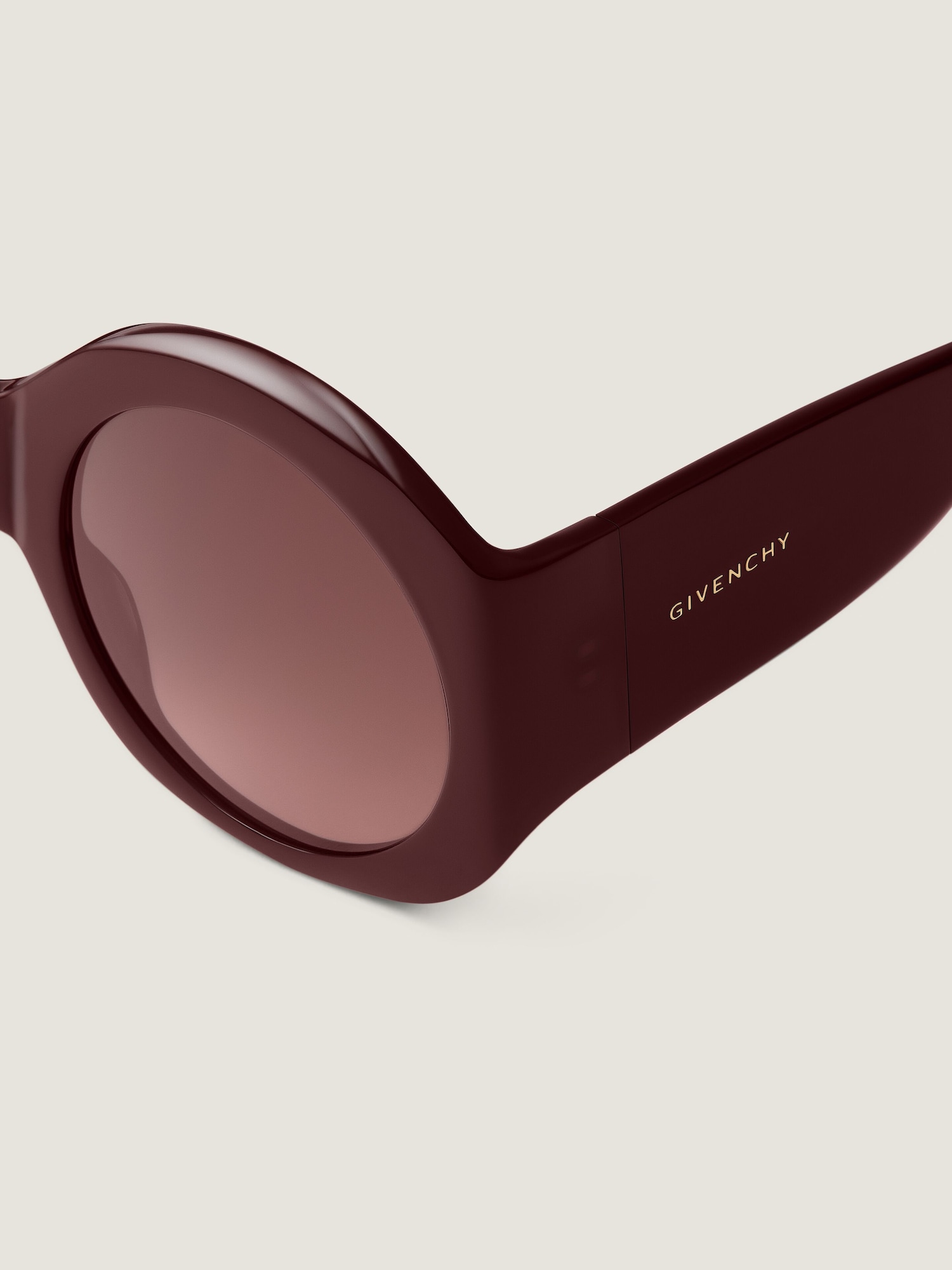 Givenchy 52mm Oval Sunglasses burgundy Cocoon sunglasses in acetate in - burgundy - BR00C8R05L-604  main image 2