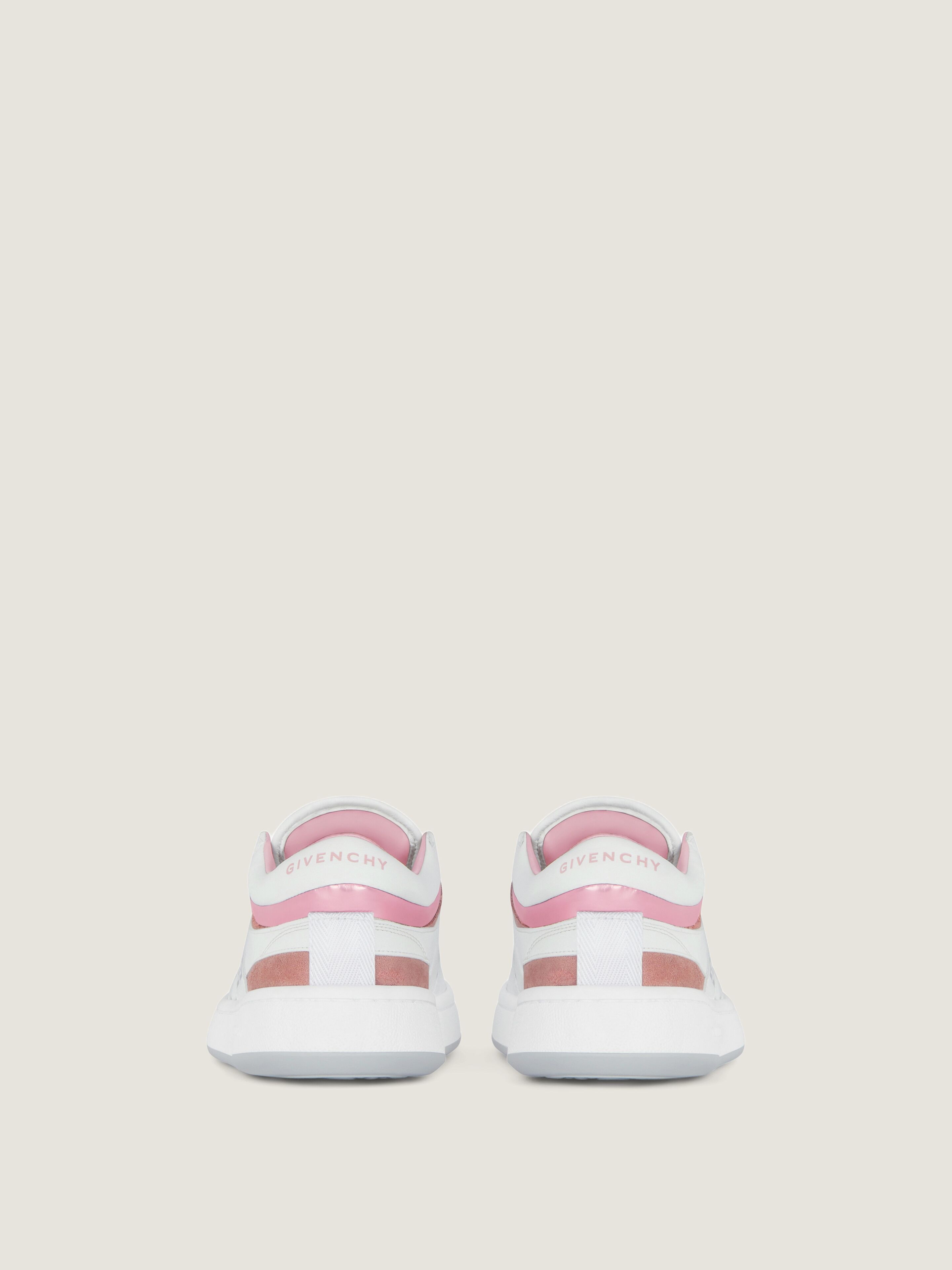 スニーカー GIVENCHY SS25 Givenchy Lace-Up Sneakers (BE004CE2BY 149) G Move sneakers in mixed leathers in - white/pink | Givenchy US