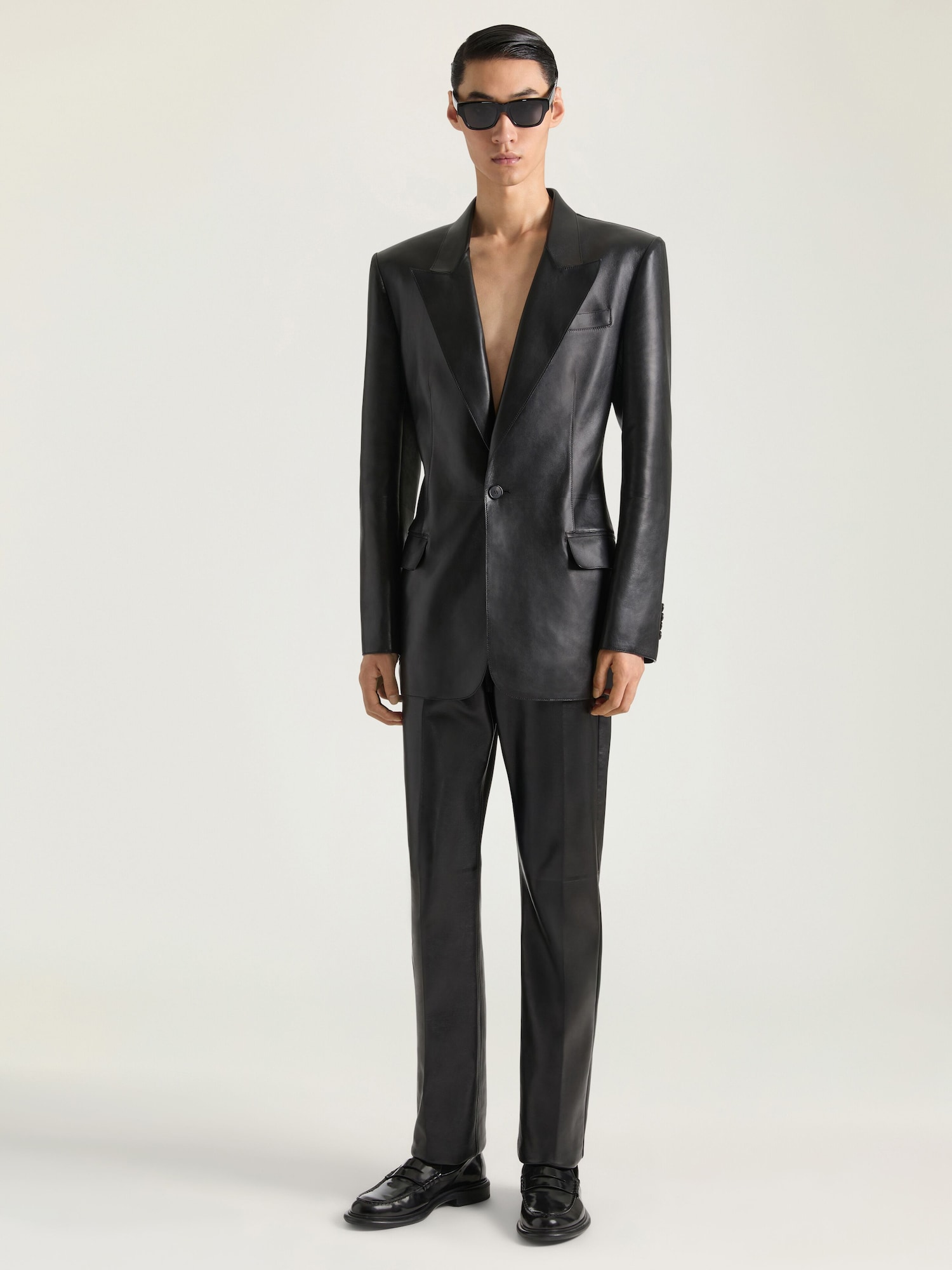 Jacket in leather