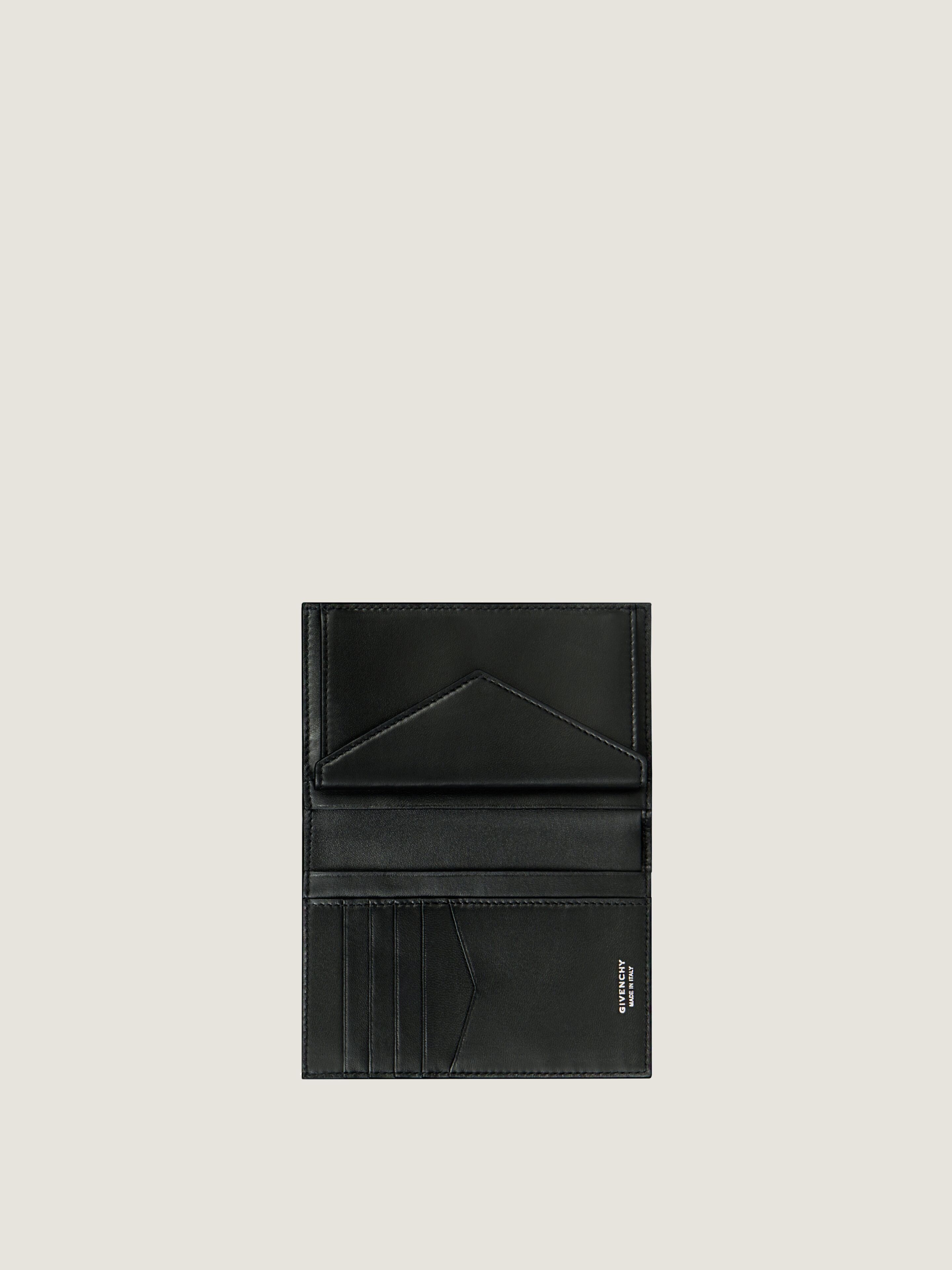 ヴォワイユー 二つ折りウォレット - ブラック | GIVENCHY JP