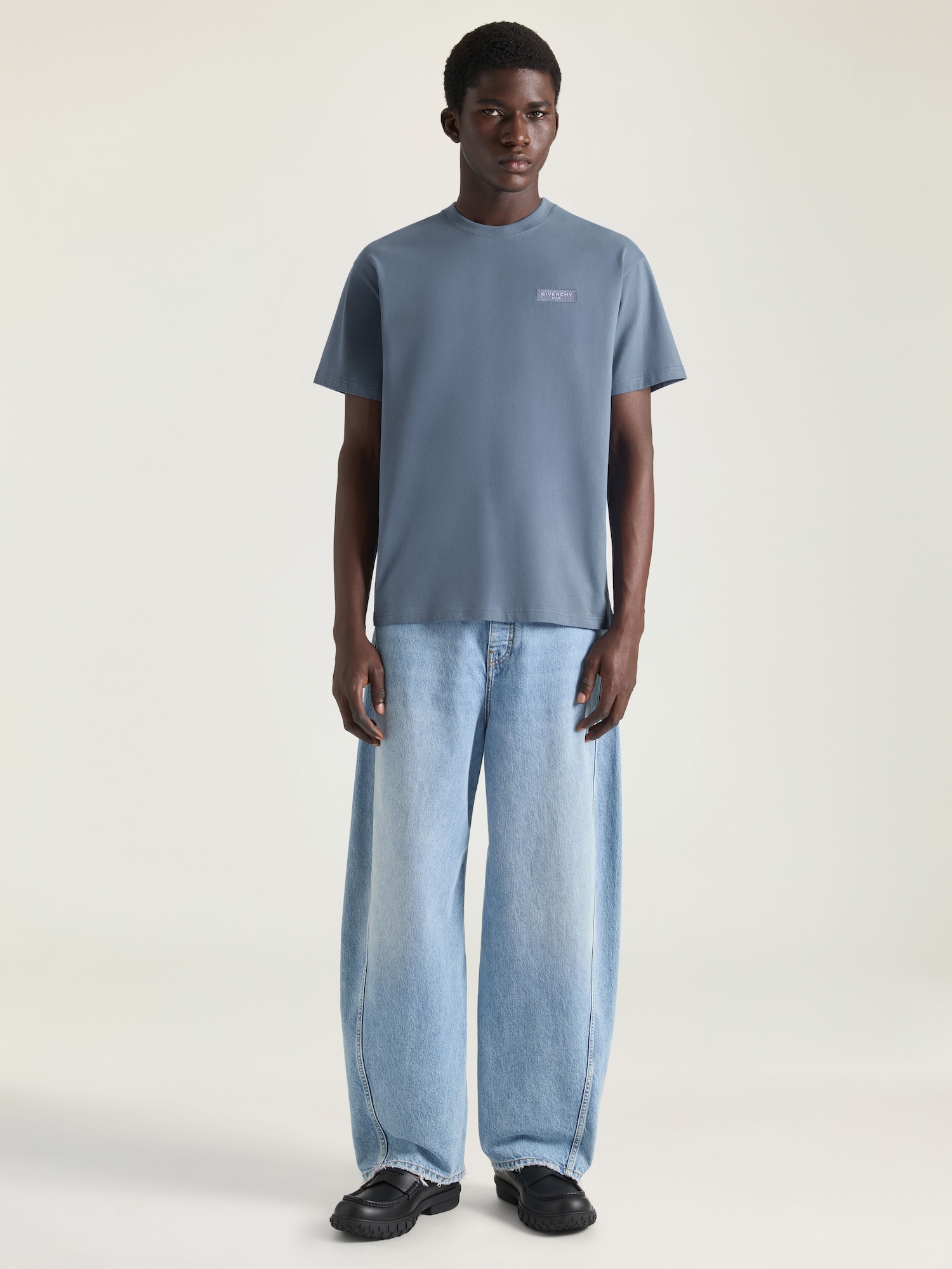 T-shirt in cotton with Givenchy Paris gros grain