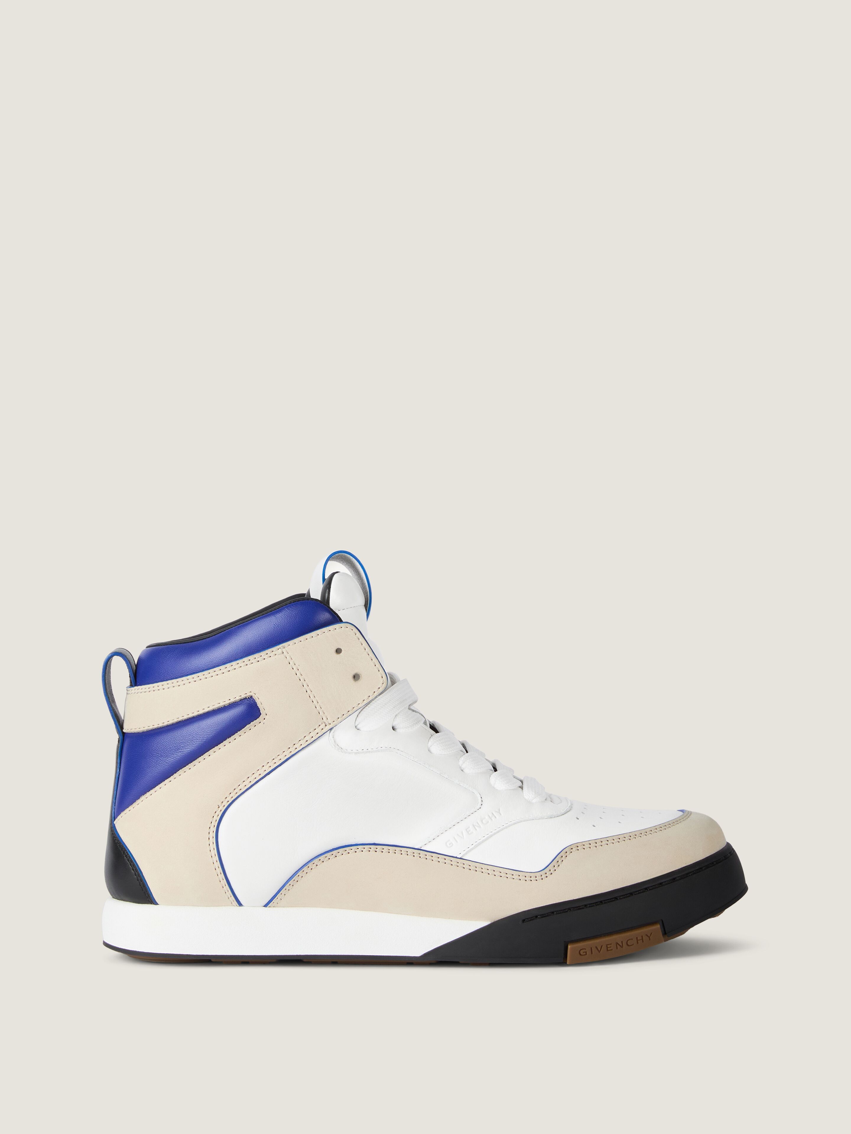 Givenchy Yard High-top Sneakers In Leather In Multi