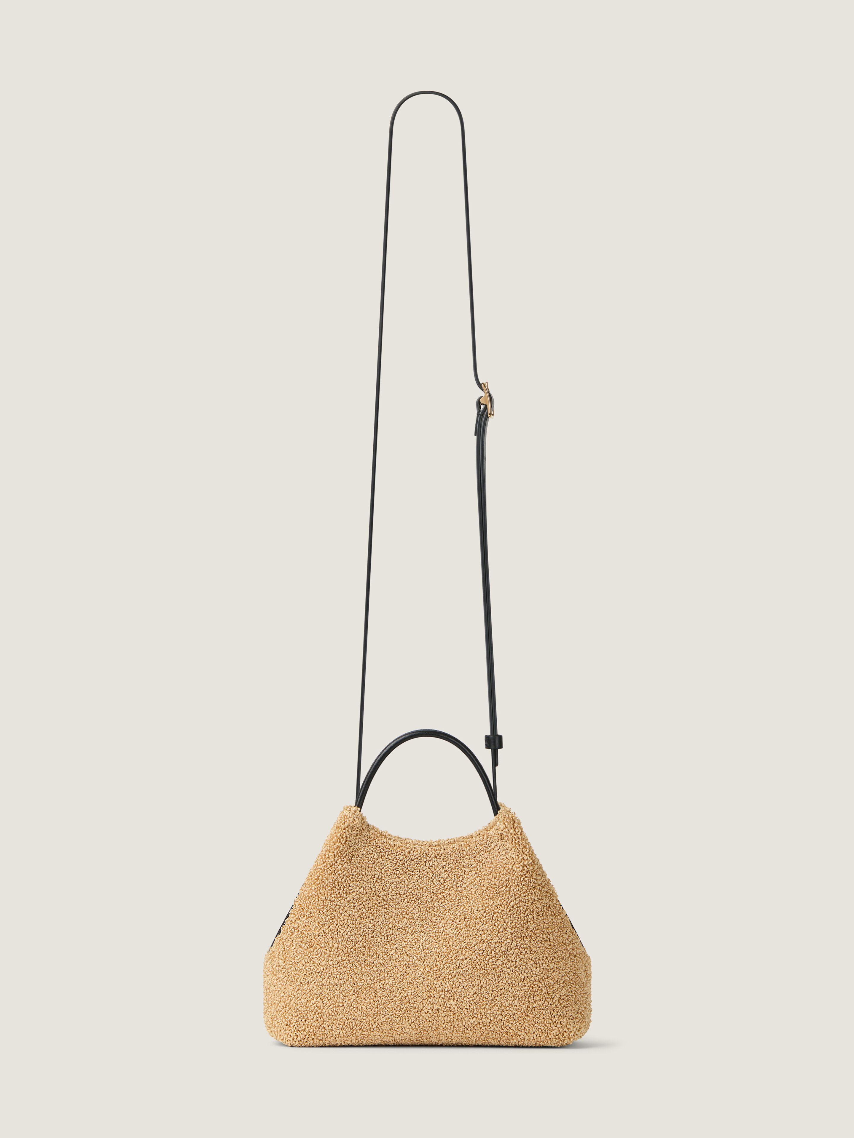Giuseppe LAVA メンズバッグ Nano Facet tote bag in sponge raffia in - natural - BB60QUB2FE-101