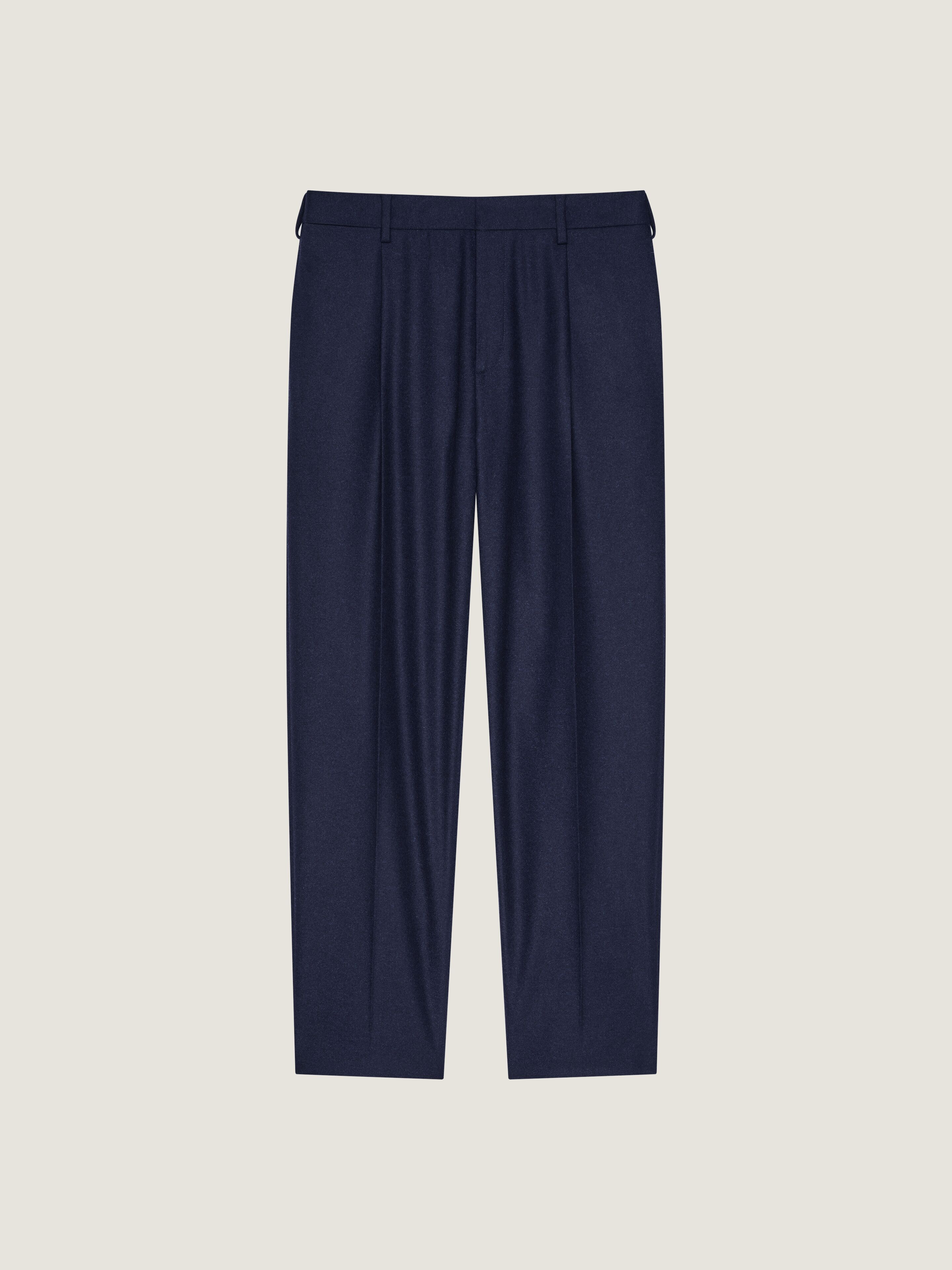 Givenchy Relaxed Fit Trousers In Flannel In Blue
