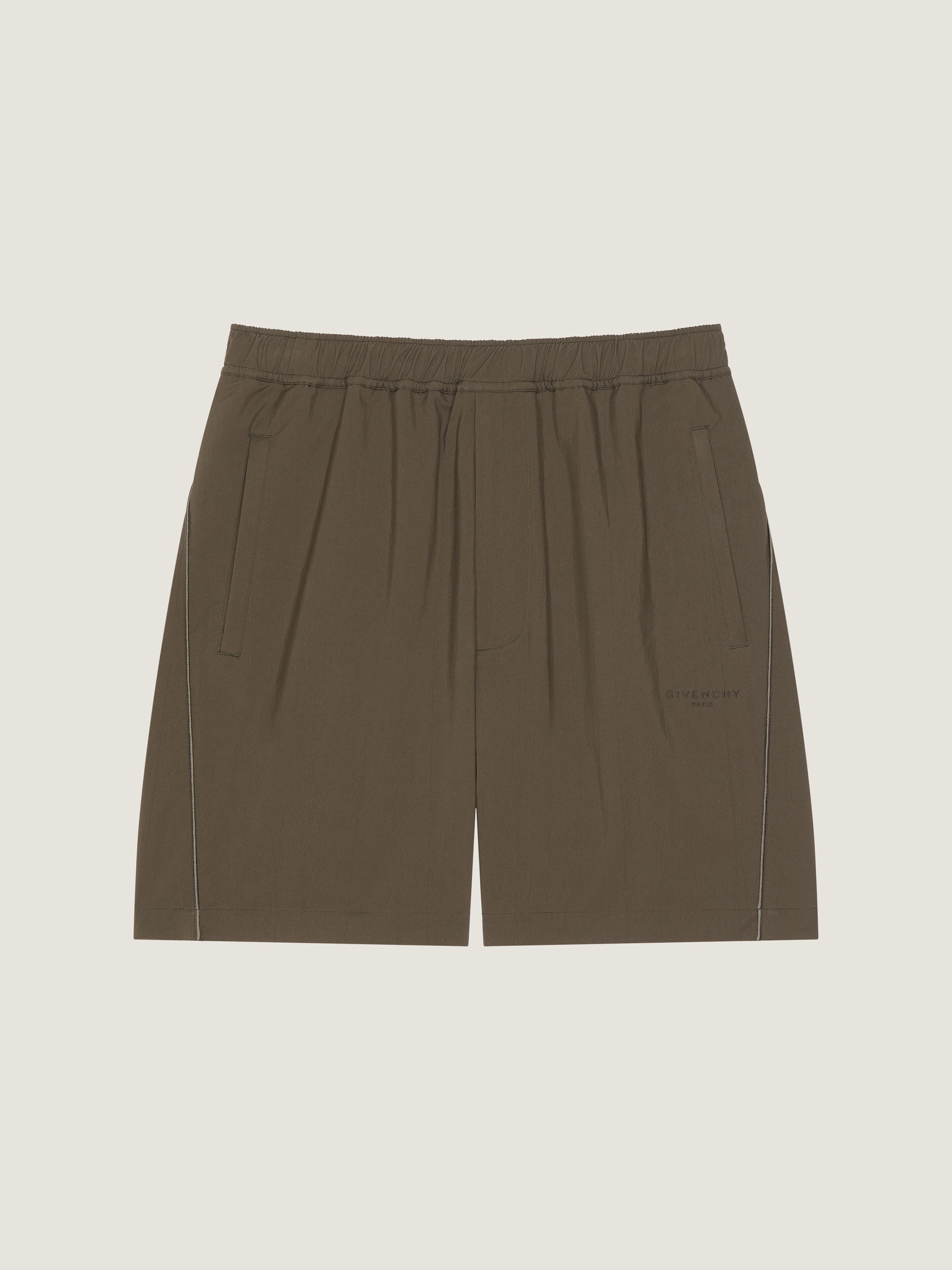 Givenchy Bermuda Avec Jacquard  Paris In Brown