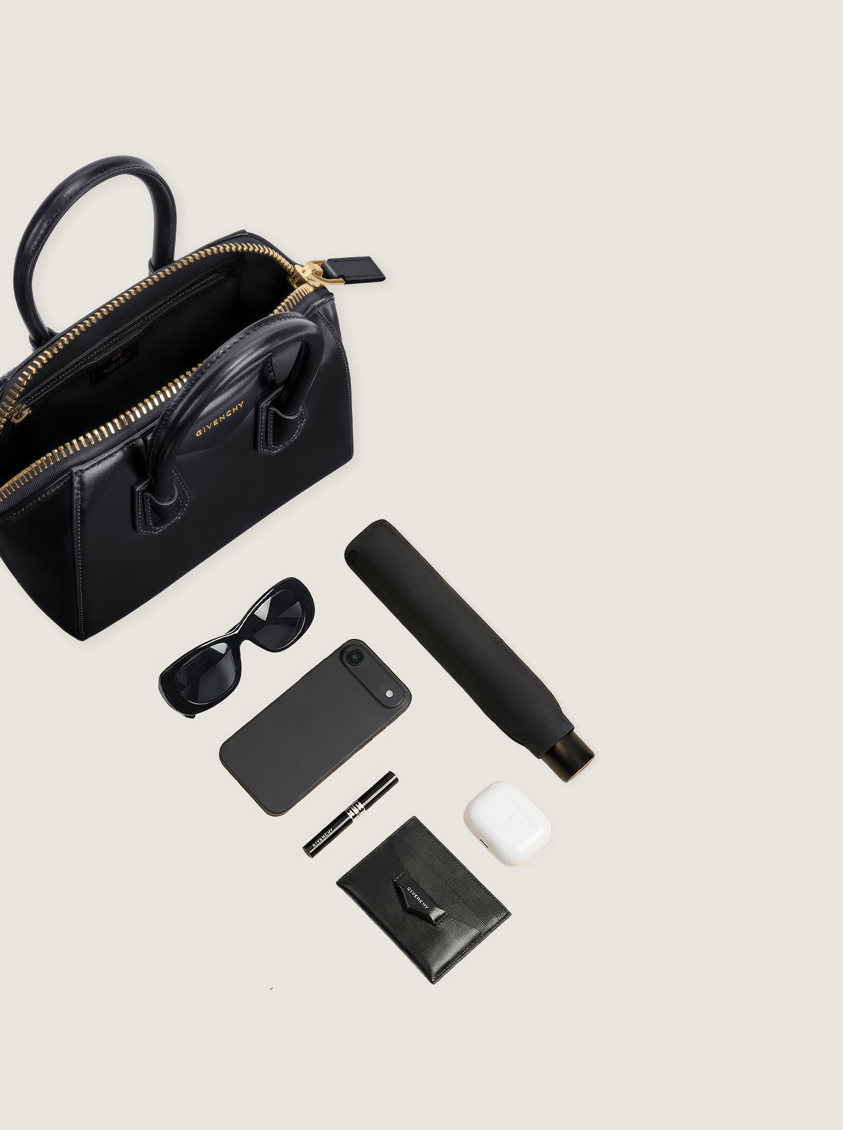 Mini Antigona bag in Box leather in - black - BB5148B2AT-001