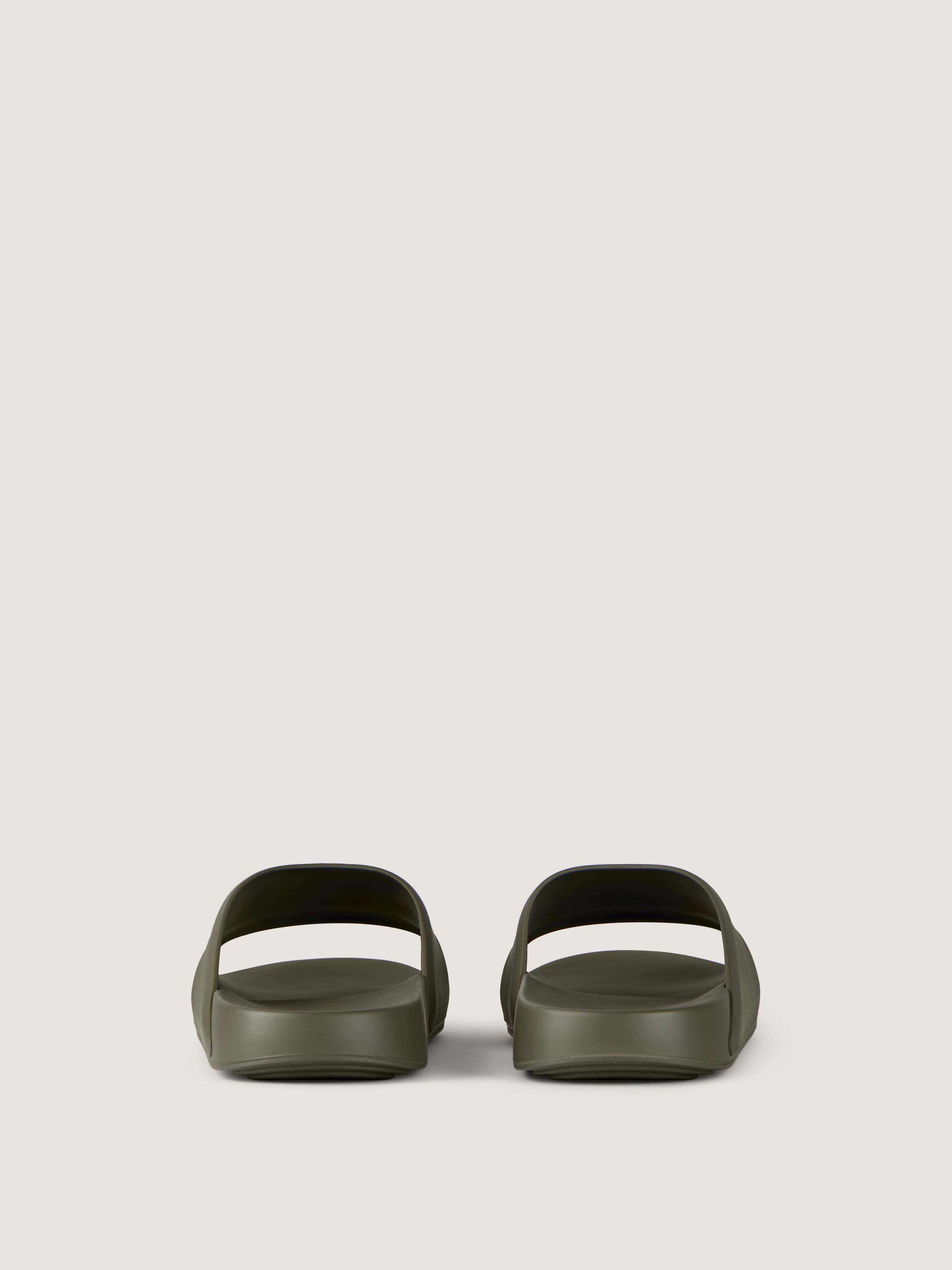 Label Slide mules in rubber in - khaki - BH302MH1XL-305 | Givenchy US