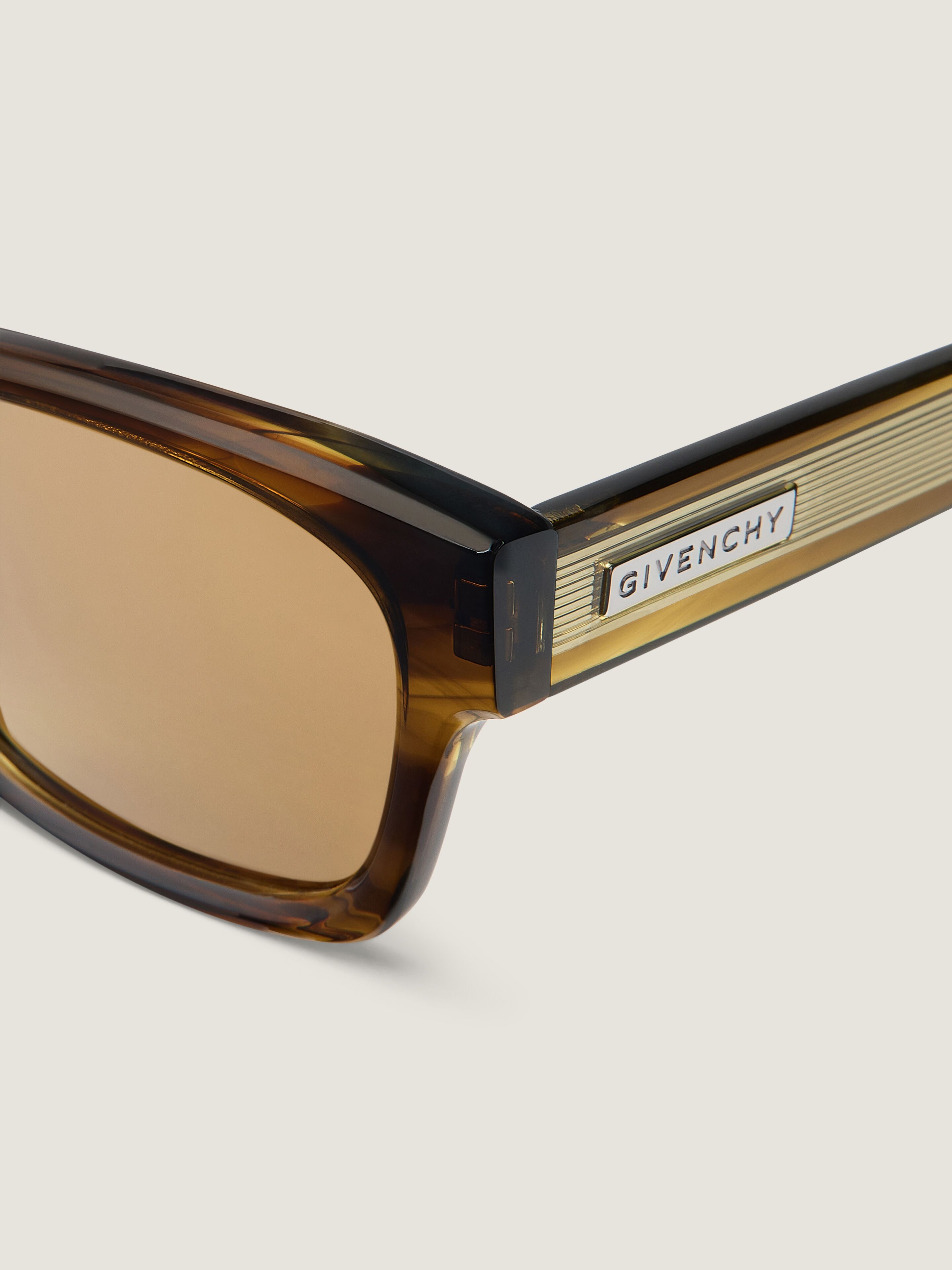 GIVENCHY サングラス ブラウン マーブル グラデ 4Gロゴ 箱袋付 デイ アセテート サングラス - ブラウン BR00CGR03G-200 - ハイ