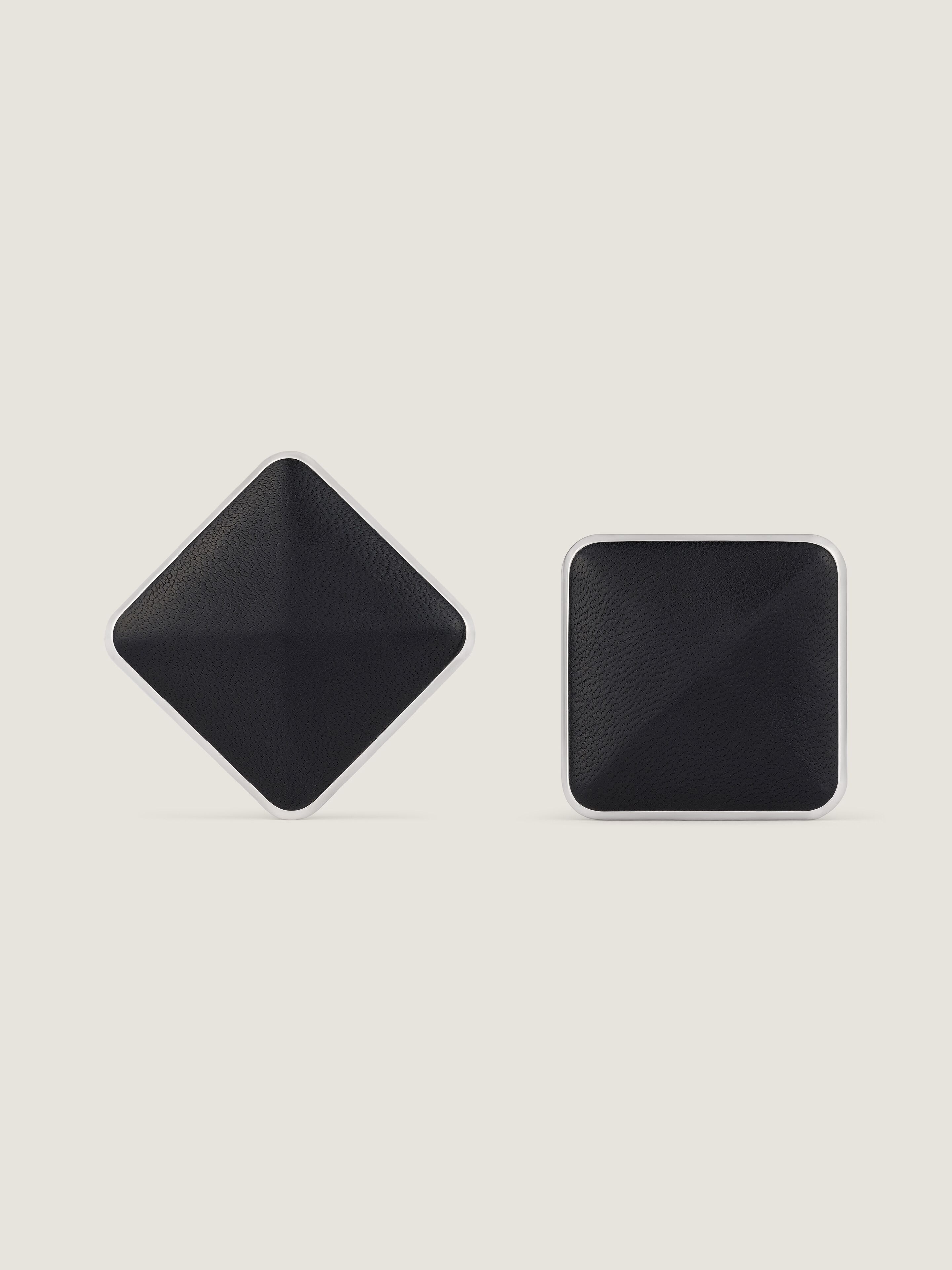 Givenchy Boucles D'oreilles Asymétriques En Métal Et Cuir